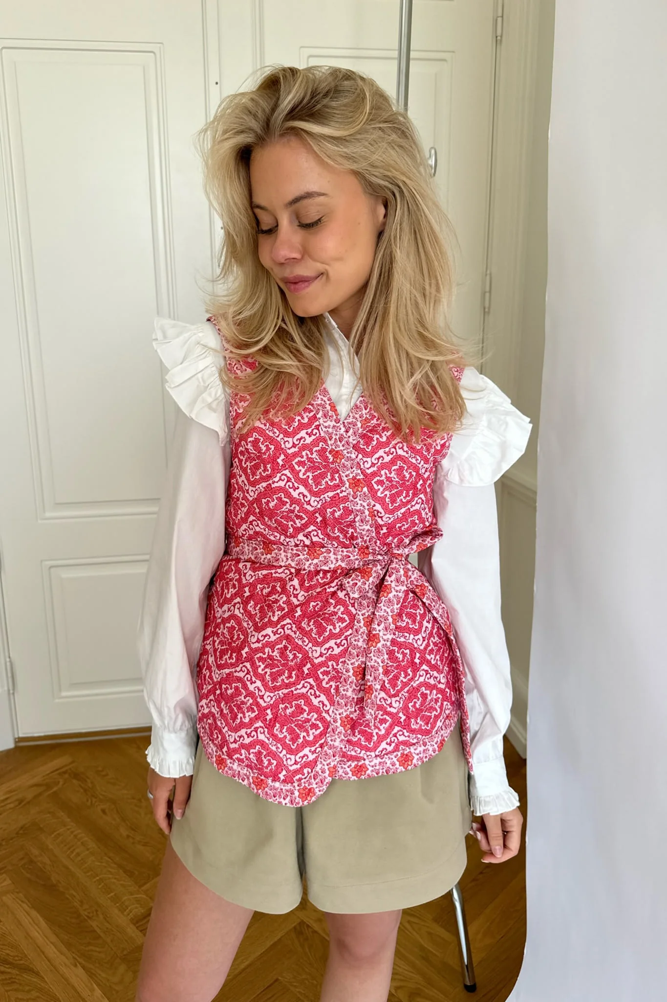 VMMaya SL Belt Vest - Parfait Pink Bitter Sweet Bani - Image 3