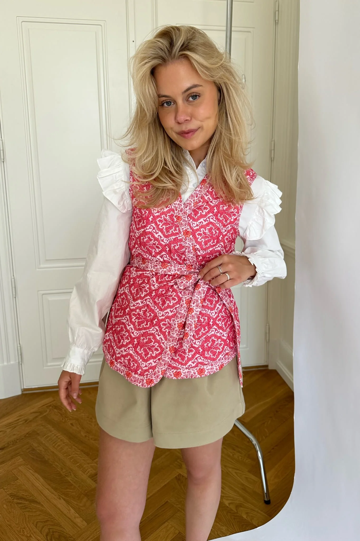 VMMaya SL Belt Vest - Parfait Pink Bitter Sweet Bani - Image 4