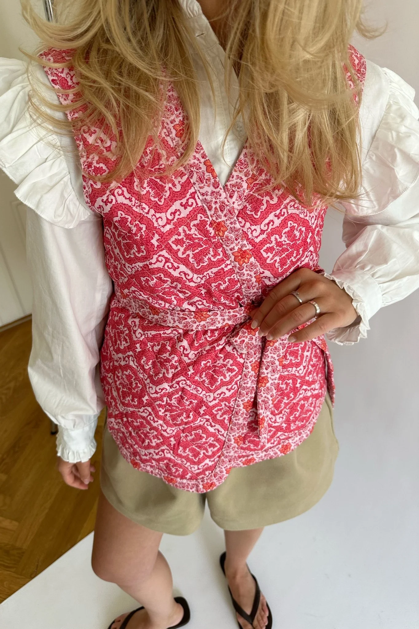 VMMaya SL Belt Vest - Parfait Pink Bitter Sweet Bani - Image 6