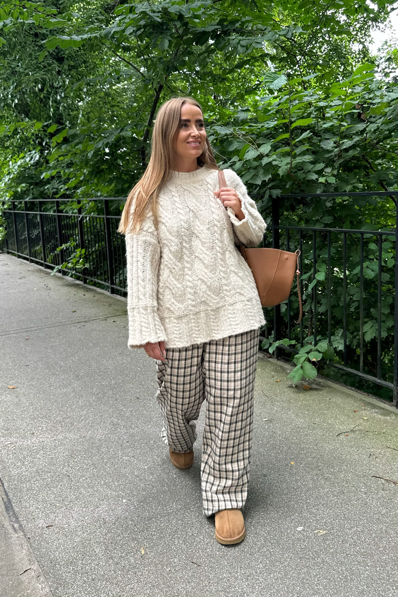 MayaIC Pants - Beige Black Checks - Image 14