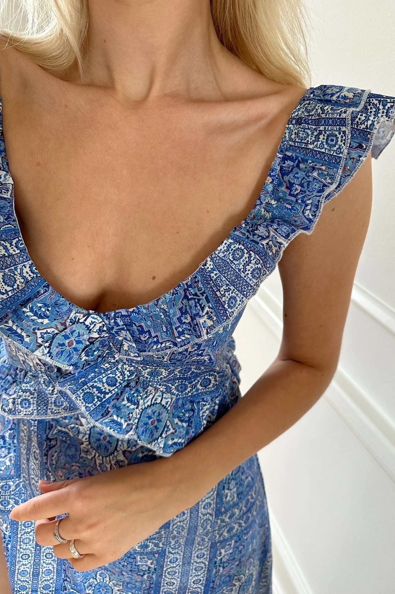 MelbaIC Dress - Santorini Blue - Image 8