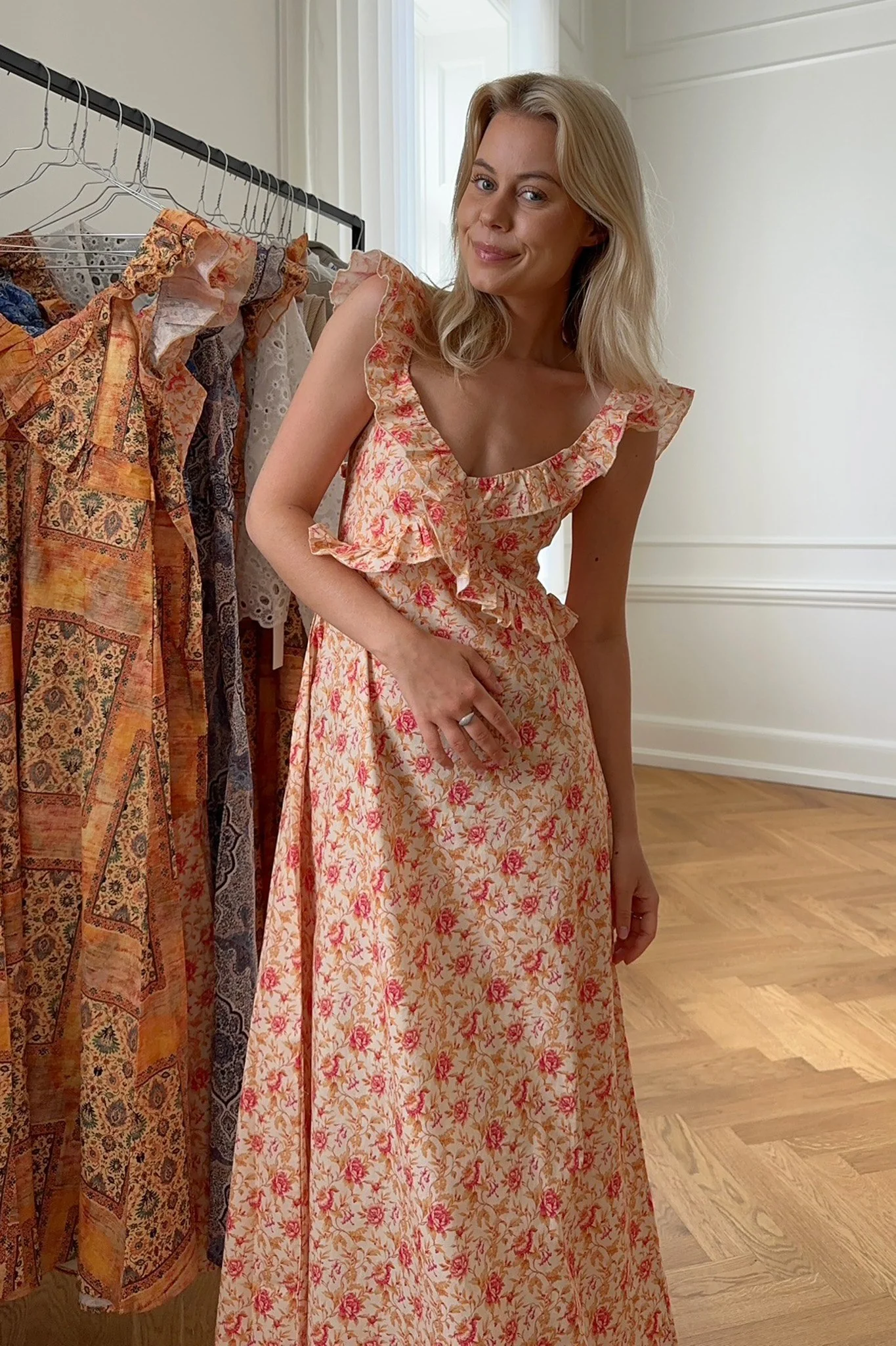 MelbaIC Dress - Wild Garden Rose - Image 5
