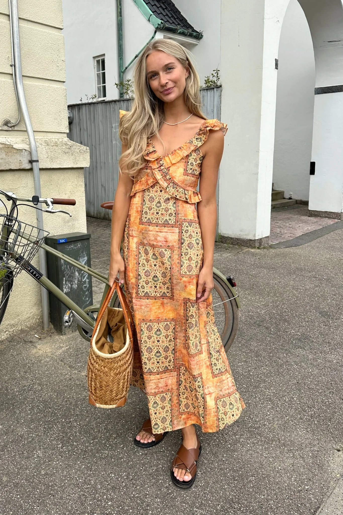 MelbaIC Dress - Morocco Sunset - Image 2