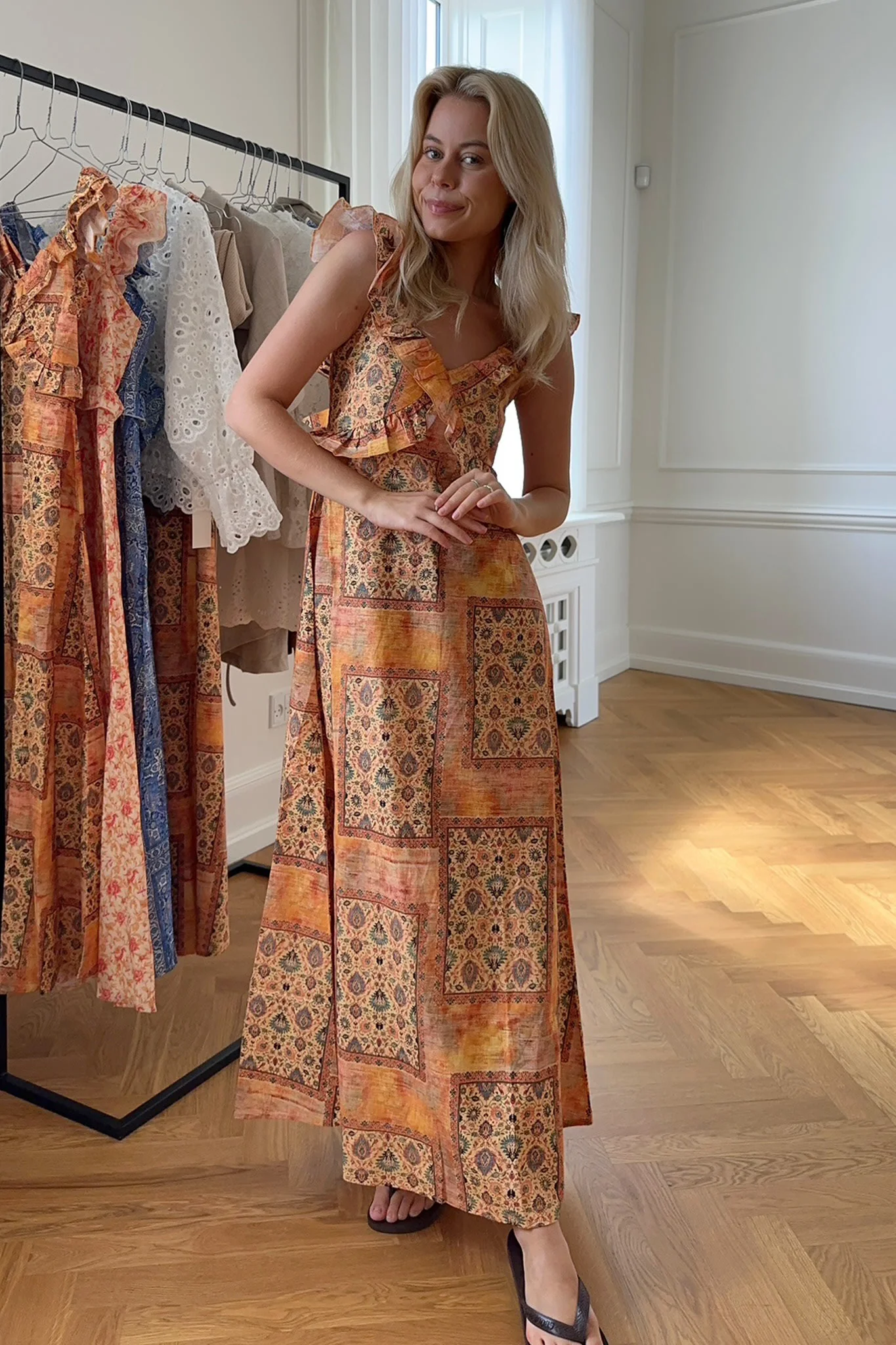 MelbaIC Dress - Morocco Sunset - Image 4