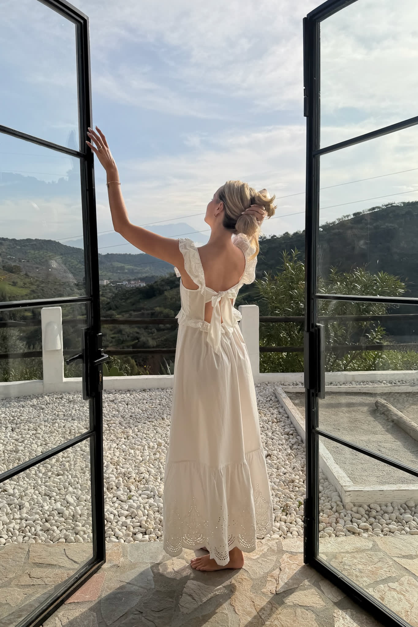MelbaIC Dress - White Embroidery - Image 6