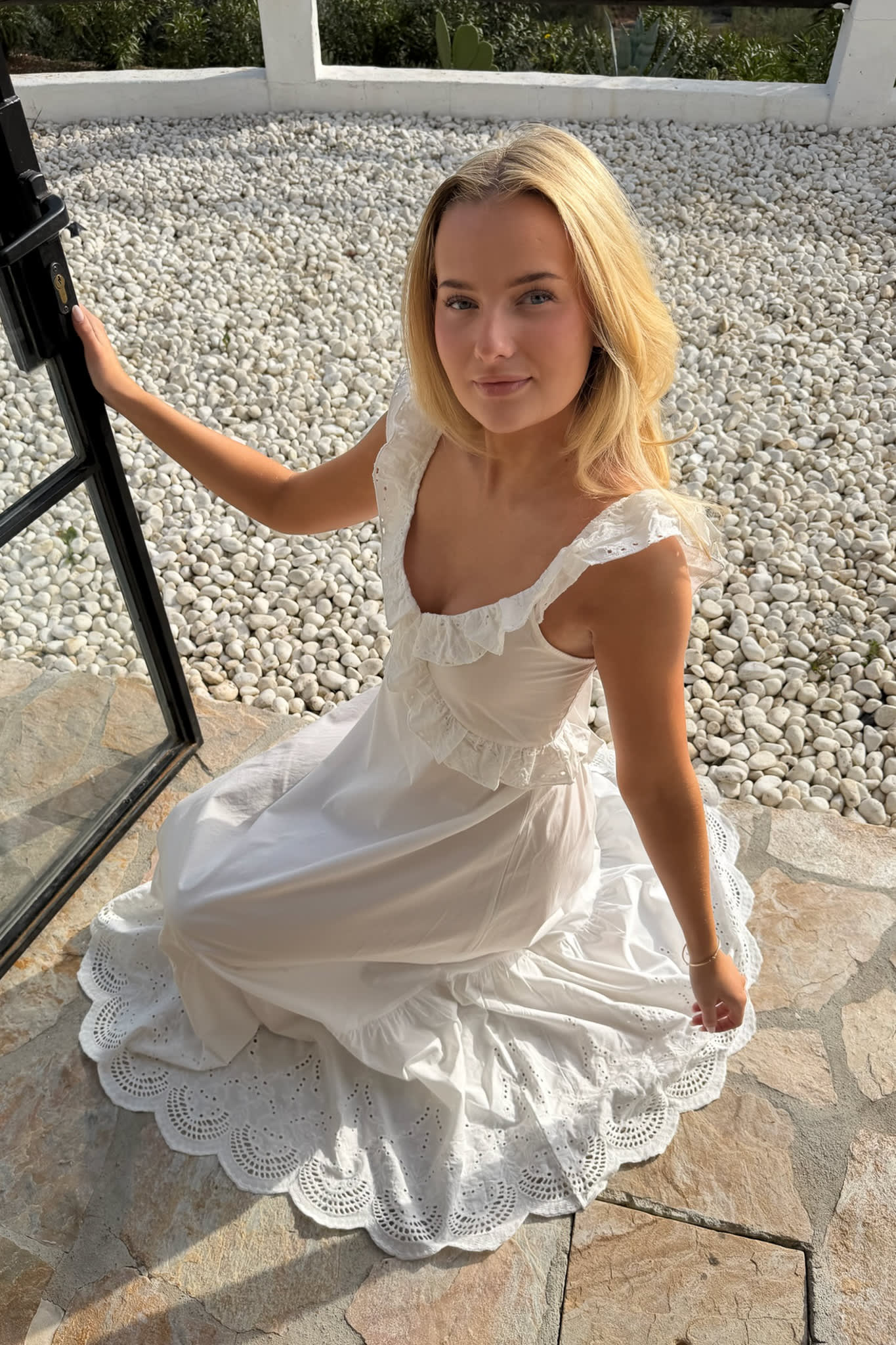 MelbaIC Dress - White Embroidery - Image 7