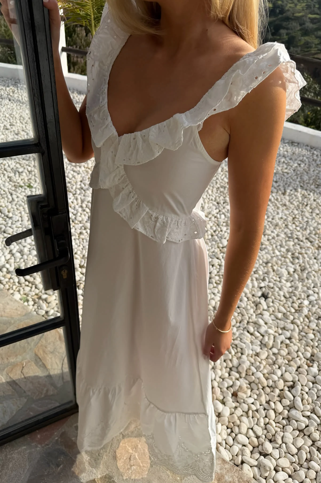 MelbaIC Dress - White Embroidery - Image 9