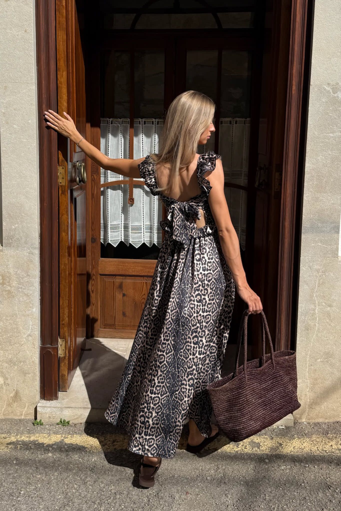 MelbaIC Dress - Leo Print - Image 3