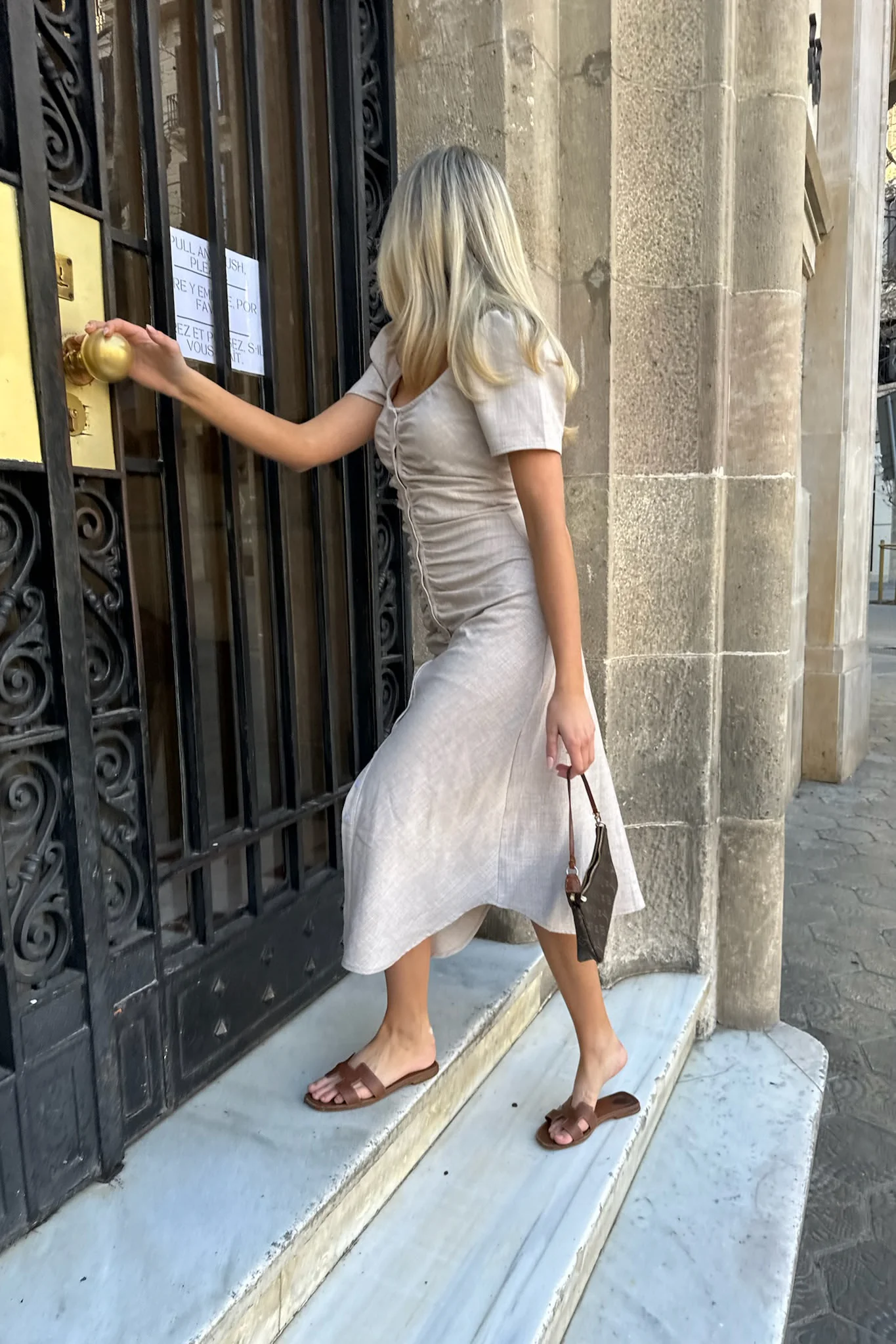 MerleIC Long Dress - Beige - Image 5