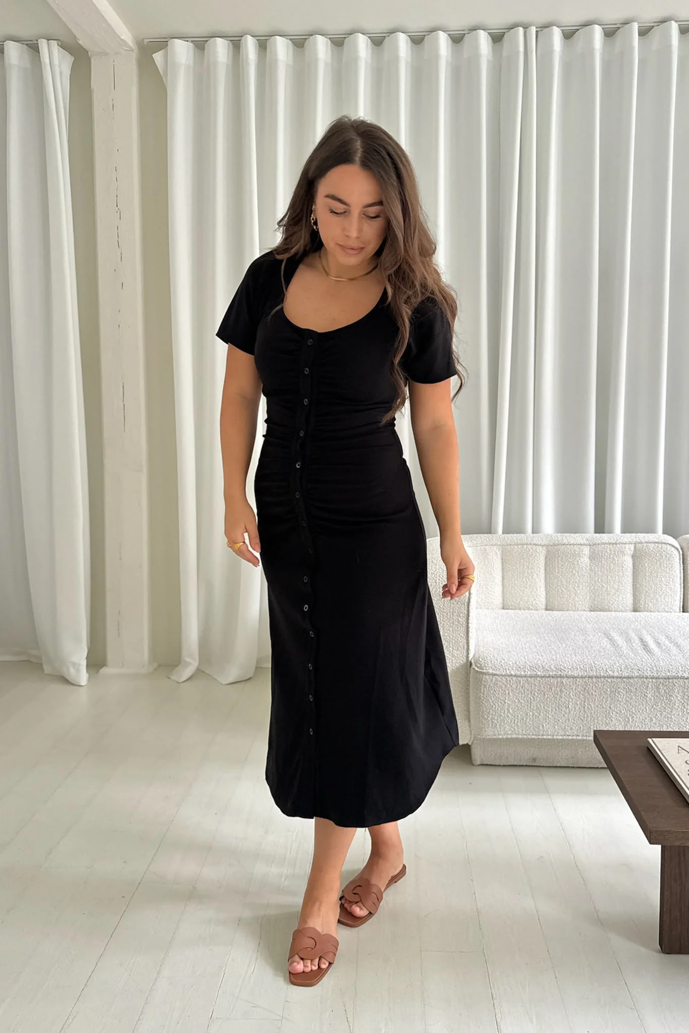 MerleIC Long Dress - Black - Image 8