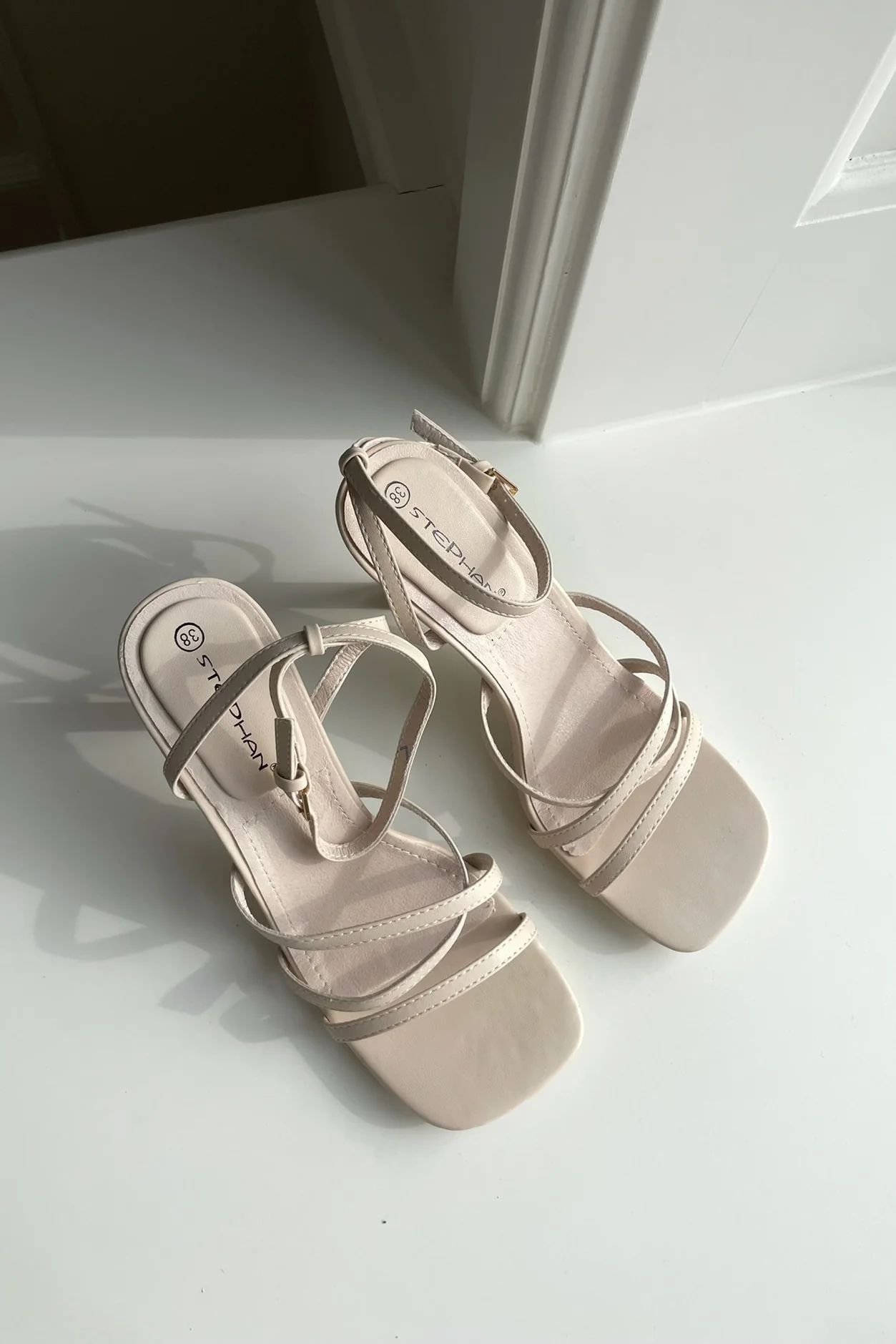 QQ-80 Milan Heels - Beige - Image 3