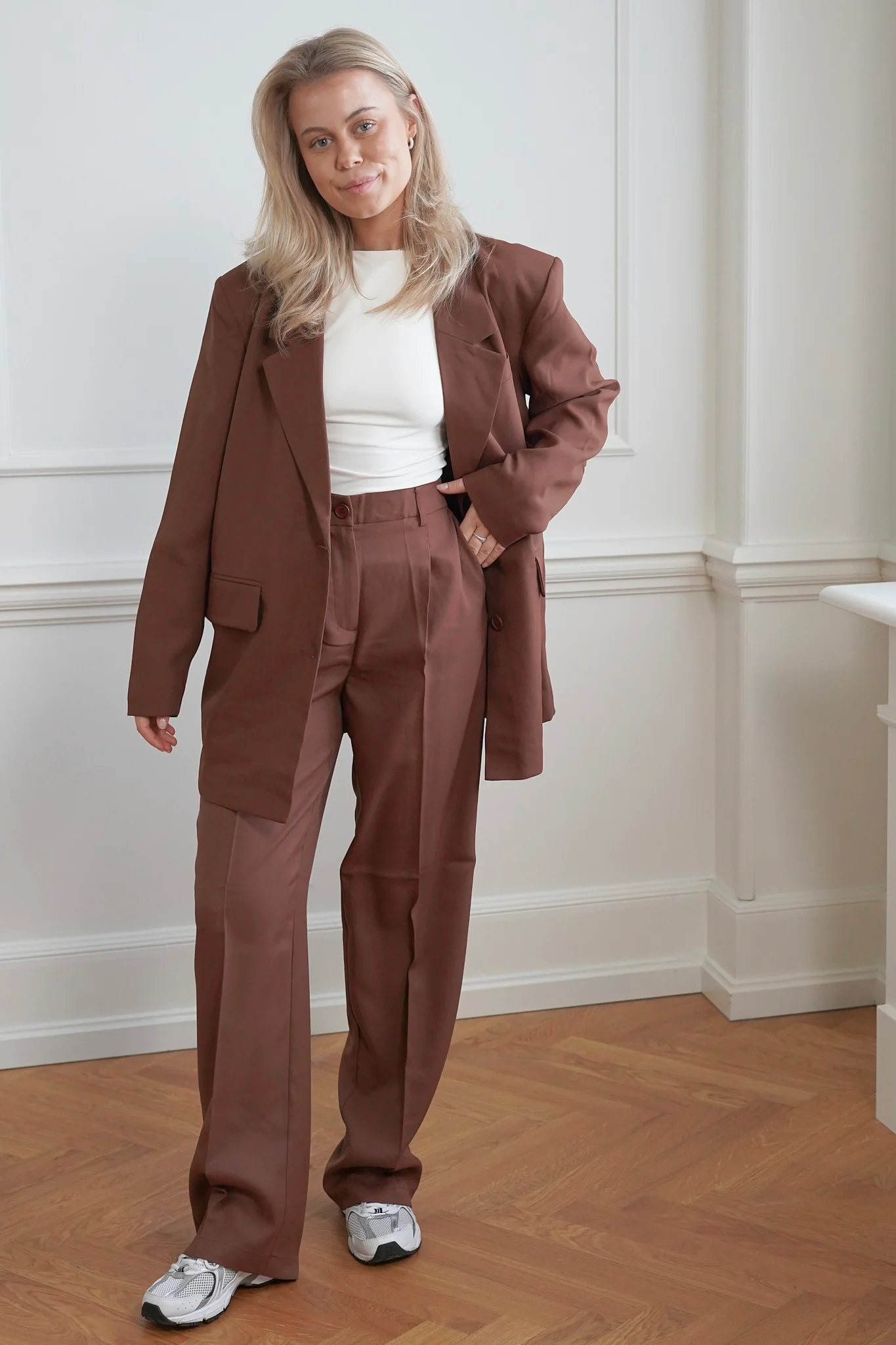 NMMilla LS Blazer - Cappuccino - Image 2
