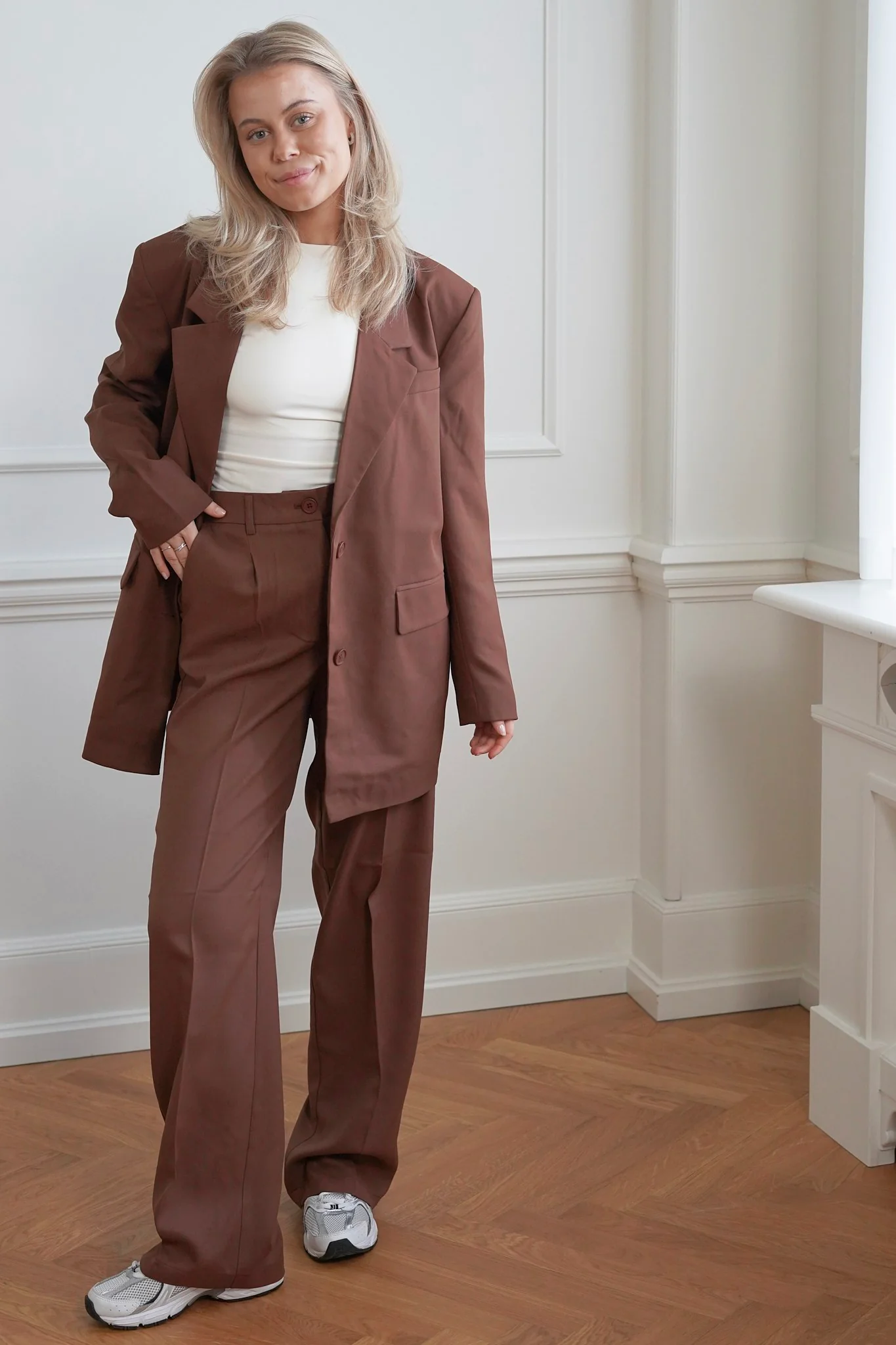 NMMilla LS Blazer - Cappuccino - Image 4