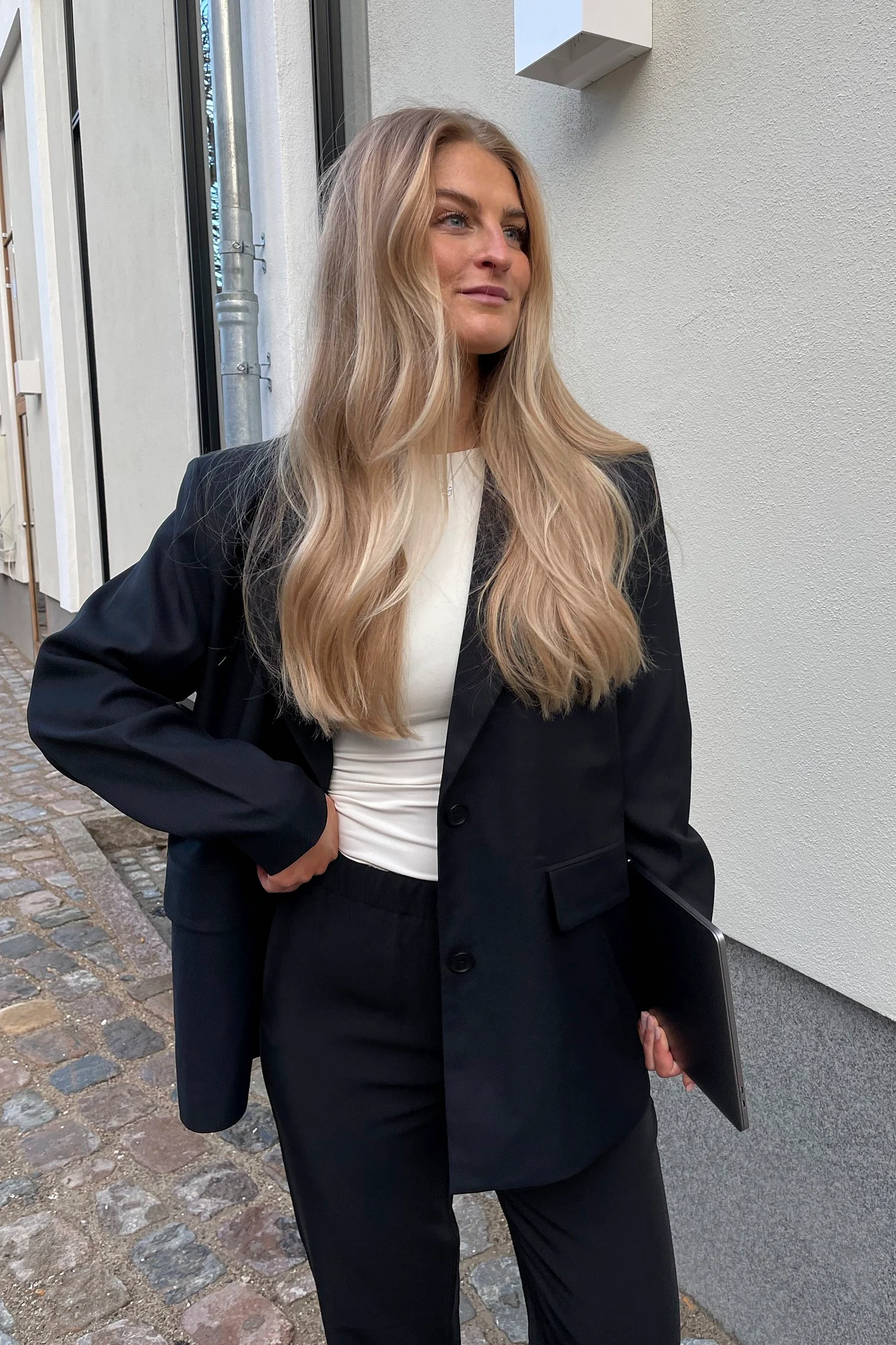 NMMilla LS Blazer - Black - Image 4