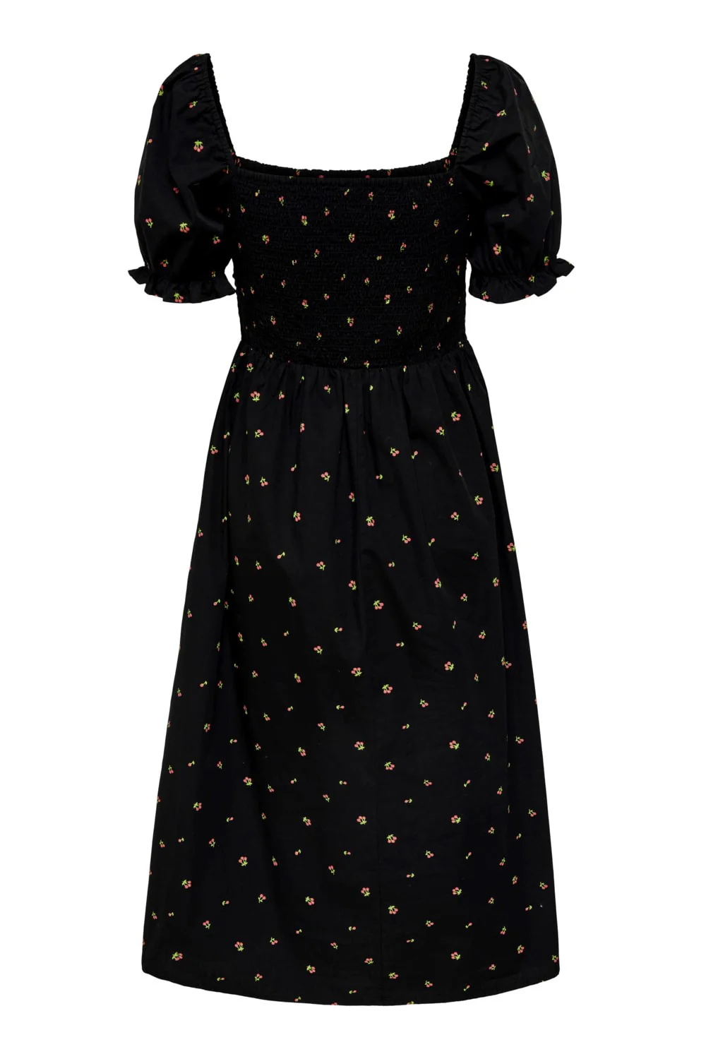 JDYMilla SS Smock Dress - Black Cherry Print - Image 2
