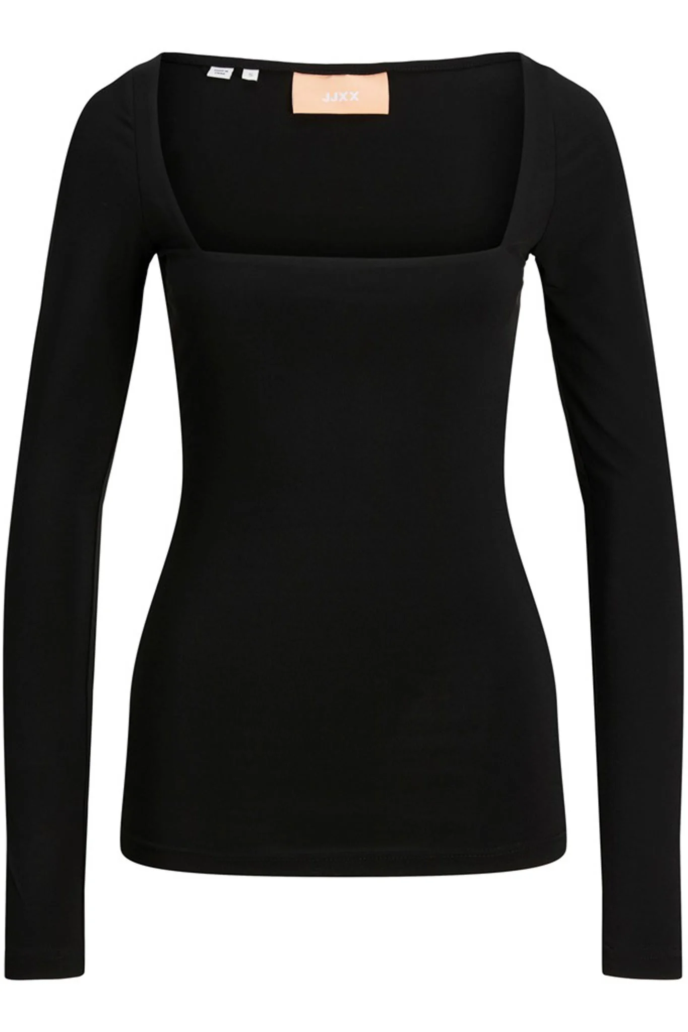 JXMille LS Square Neck Tee - Black - Image 5