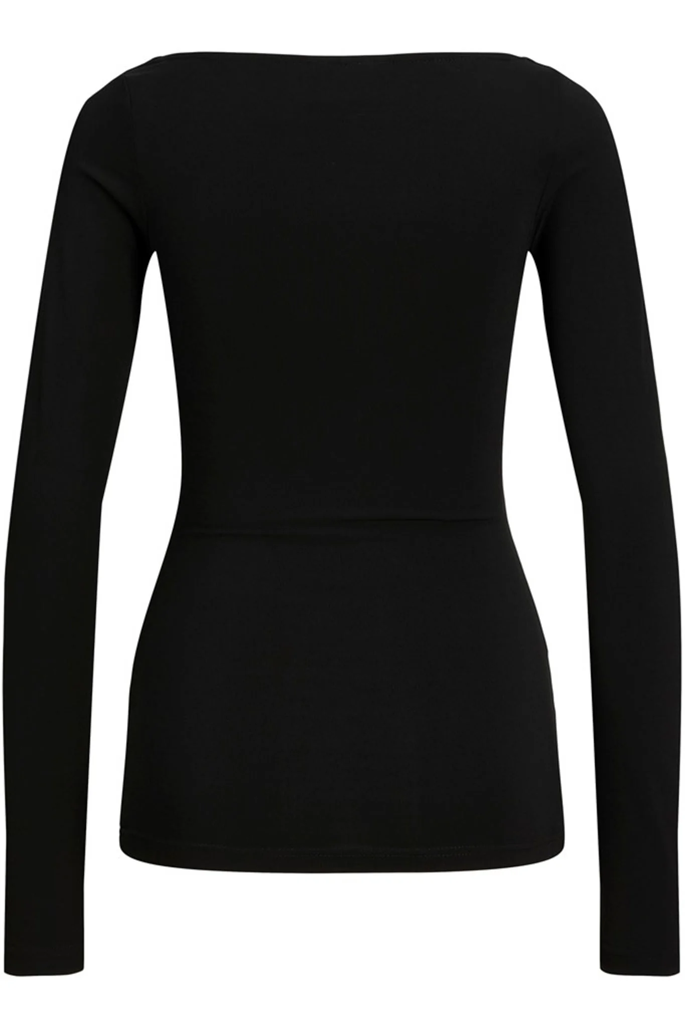 JXMille LS Square Neck Tee - Black - Image 6
