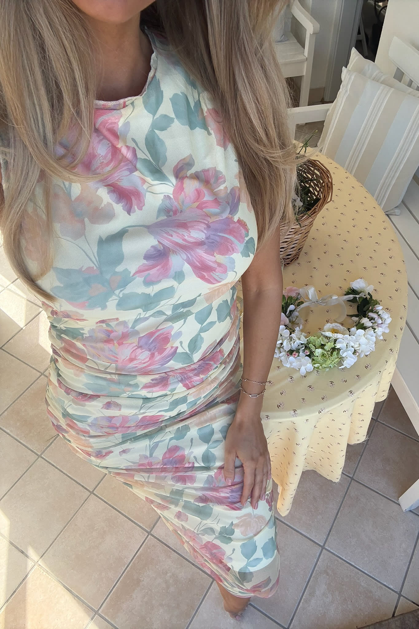 MiraIC Mesh Dress - Pastel Garden - Image 5