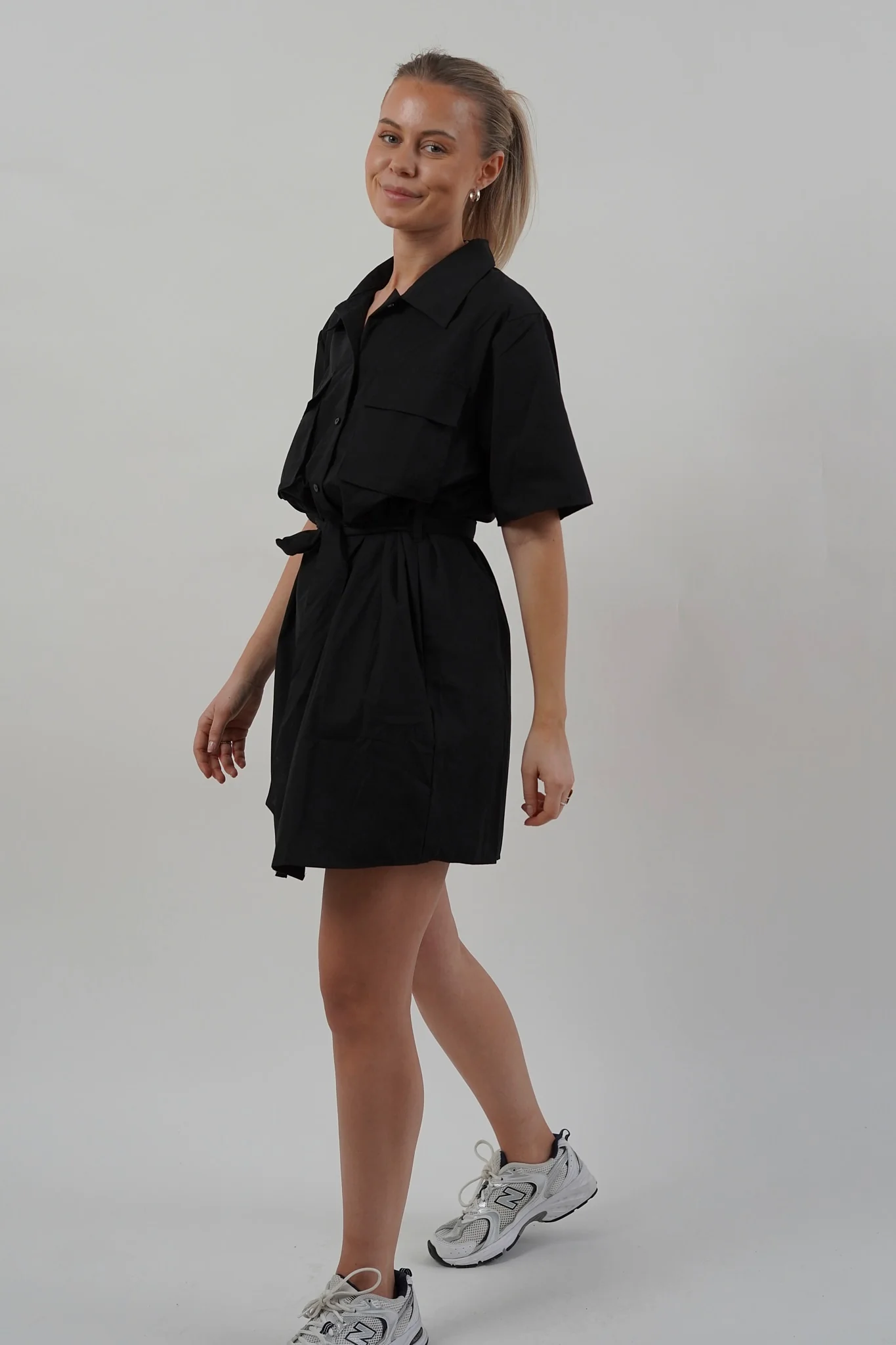 JXMission Comfort LS Utility Dress - Black - Image 3