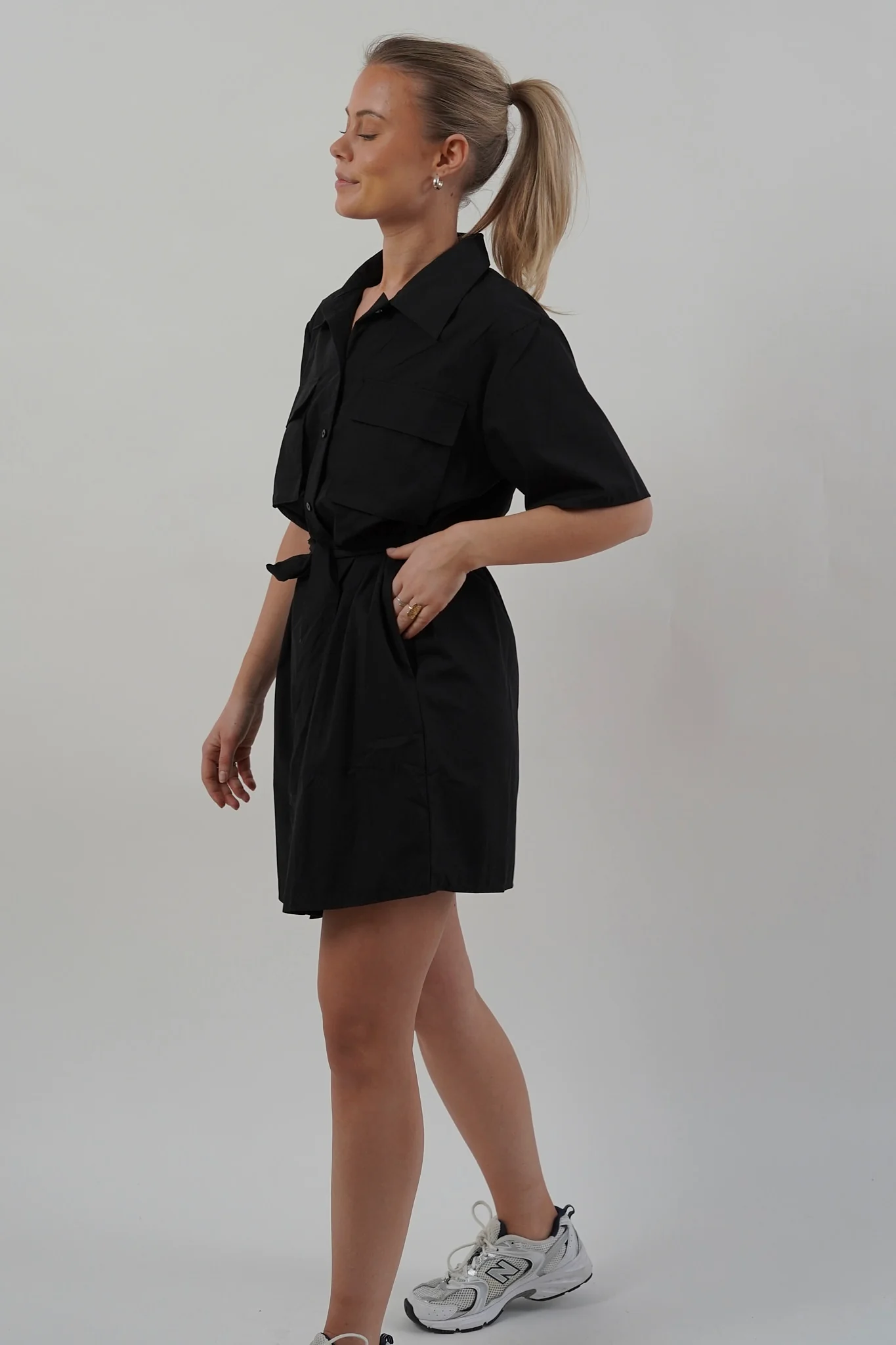 JXMission Comfort LS Utility Dress - Black - Image 6