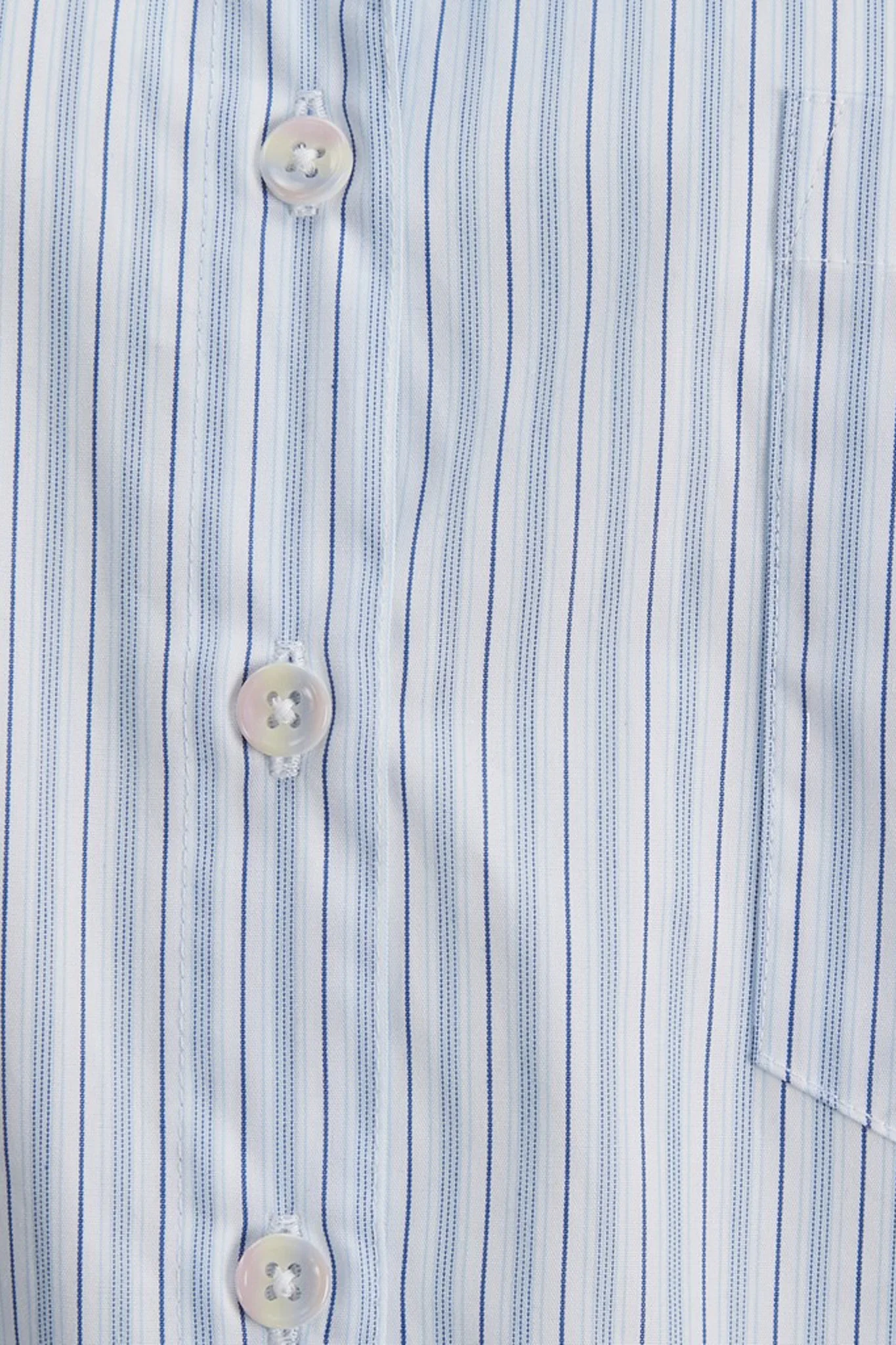 JXMolly SS Relaxed Poplin Shirt - White Blue - Image 10