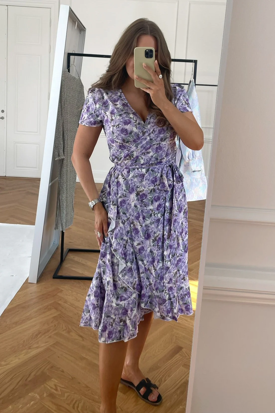 MollyIC Wrapped Dress - Lavendula - Image 2
