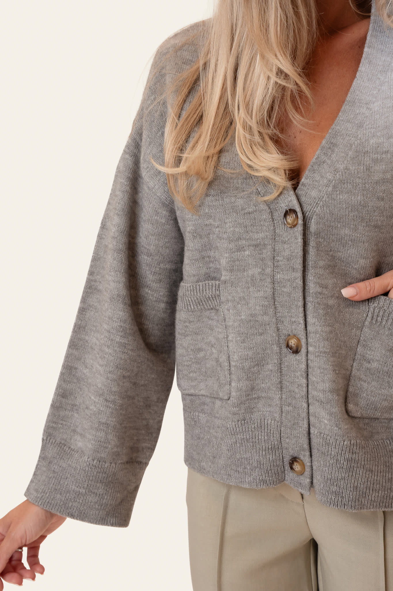 MollyIC Cardigan - Grey - Image 3