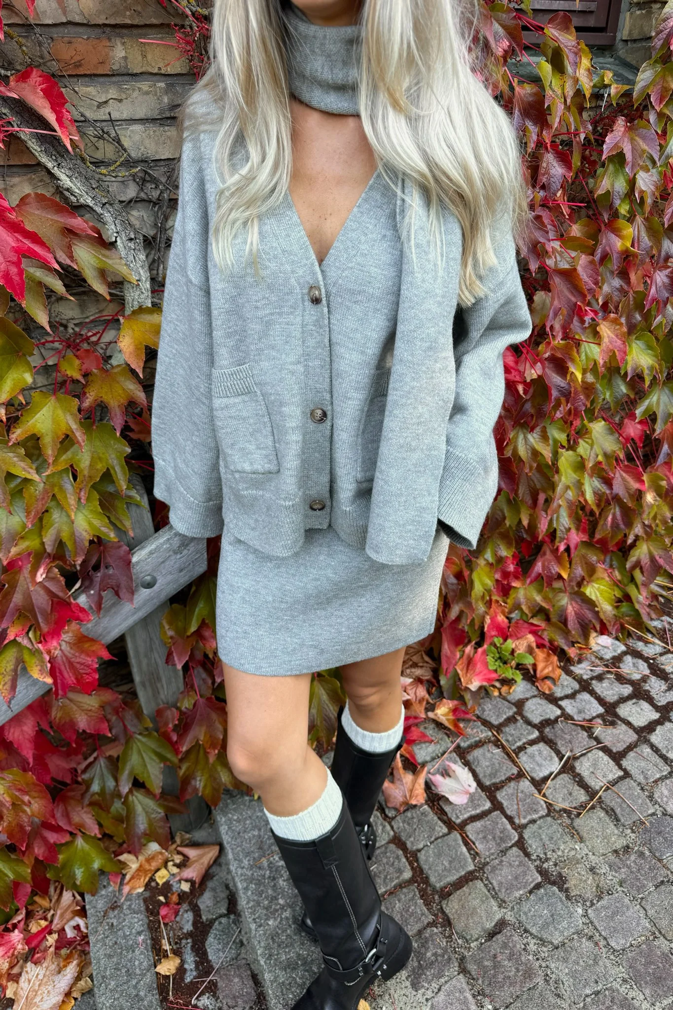 MollyIC Cardigan - Grey - Image 8