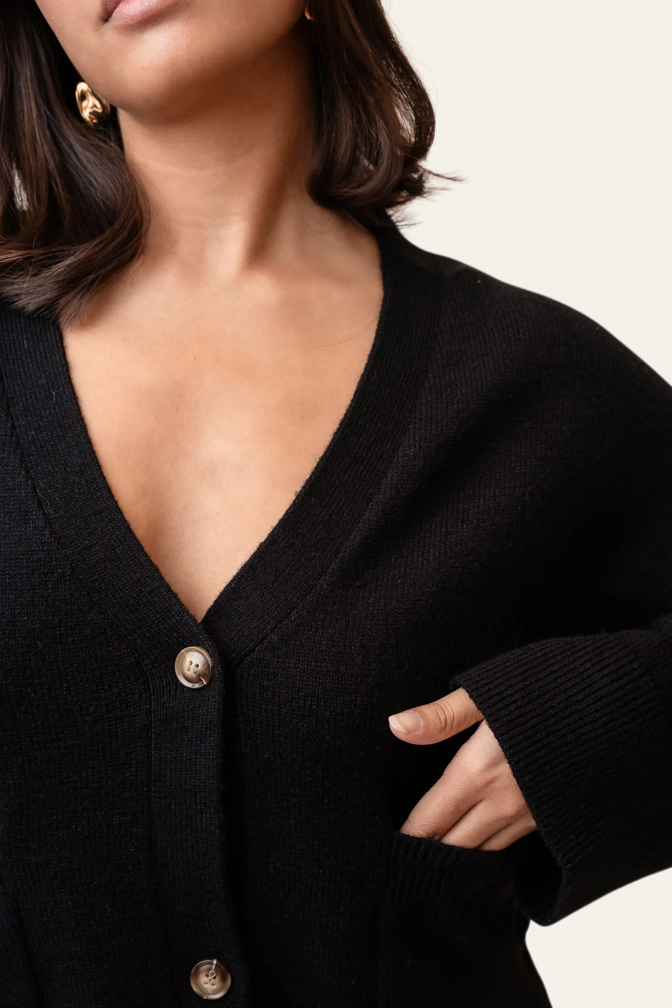 MollyIC Cardigan - Black - Image 3
