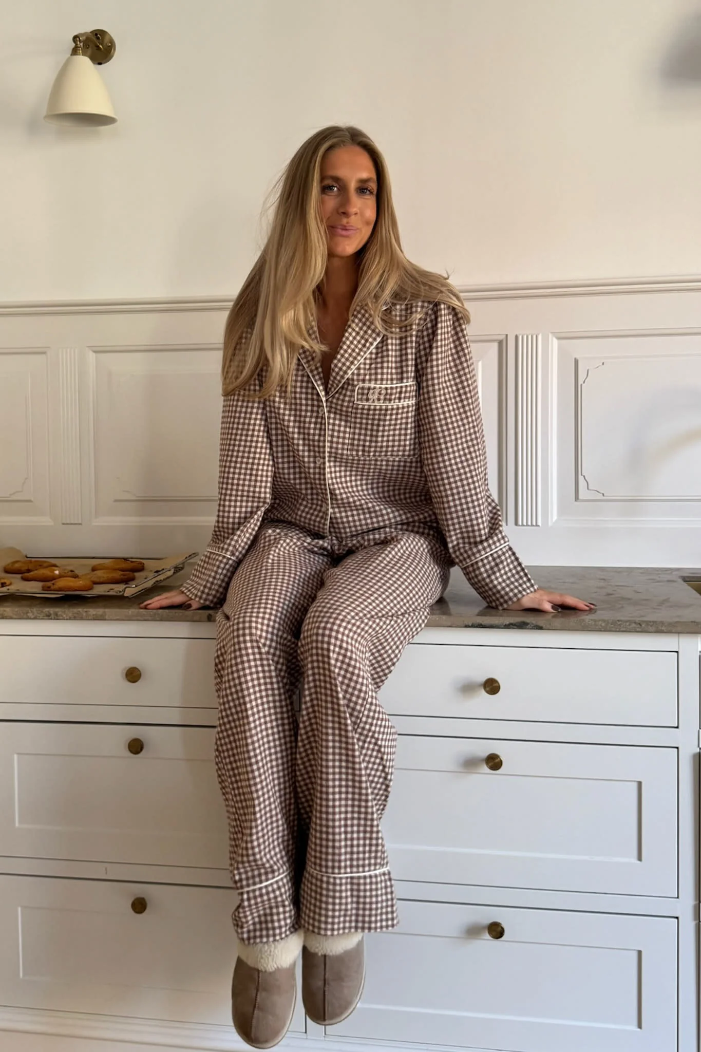 NajaIC Pants - Beige Checks - Image 2