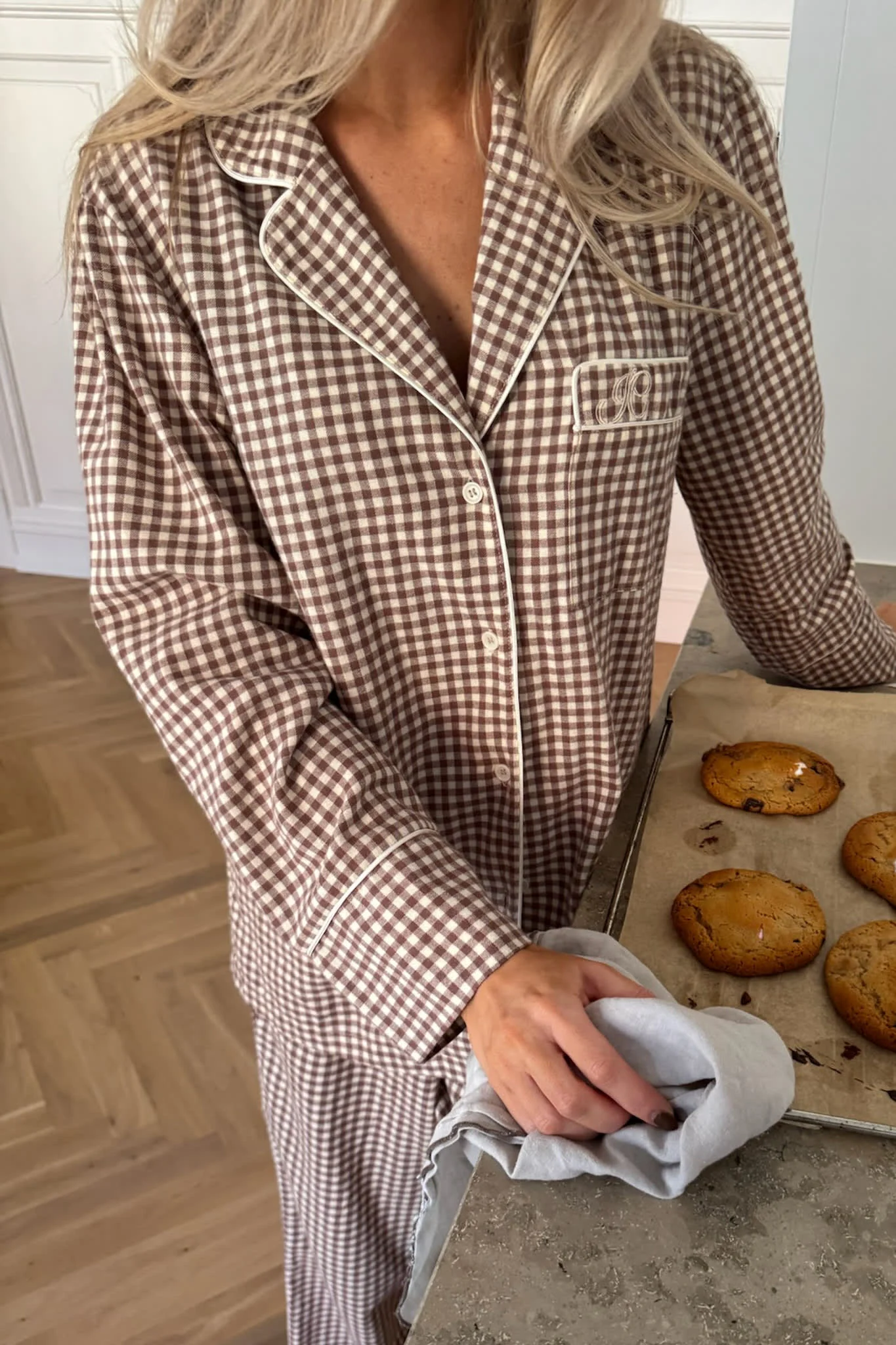 NajaIC Shirt - Beige Checks - Image 2
