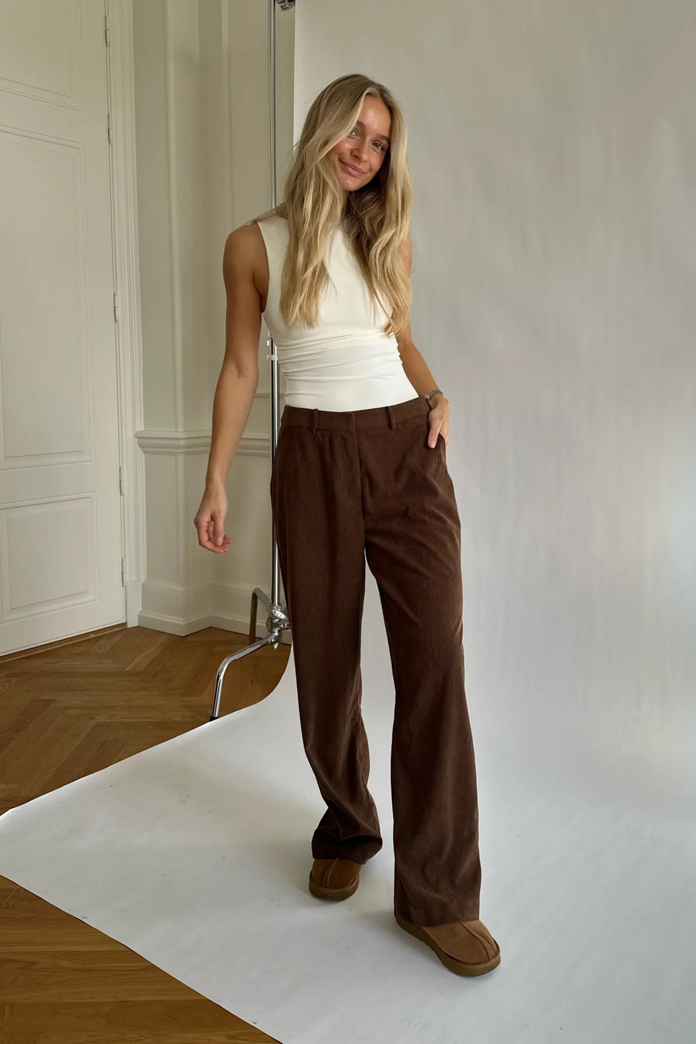 NannaIC Pants - Brown Corduroy - Image 13