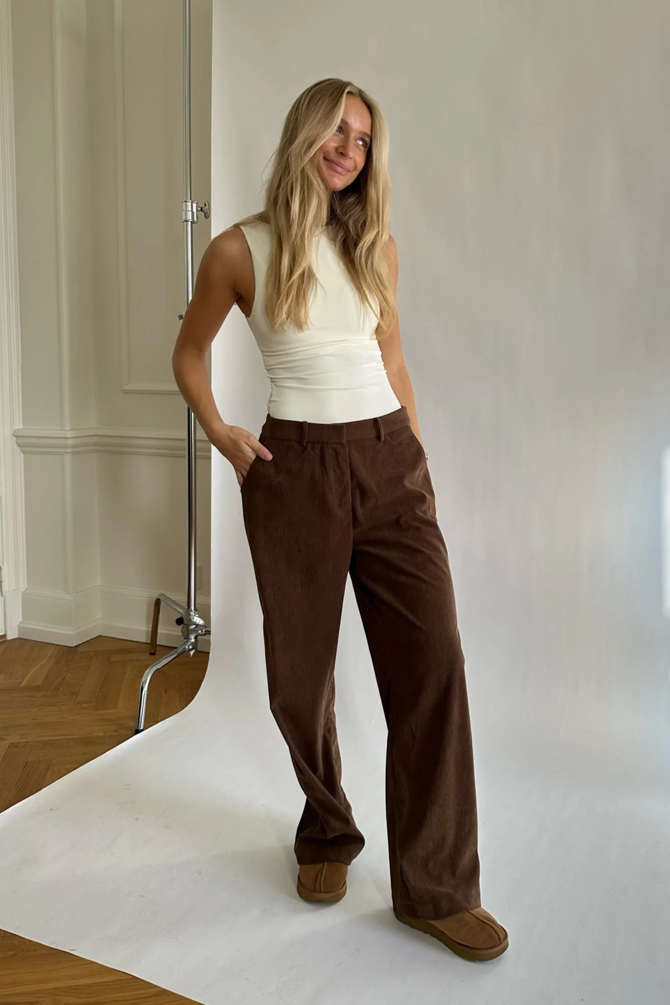 NannaIC Pants - Brown Corduroy - Image 14