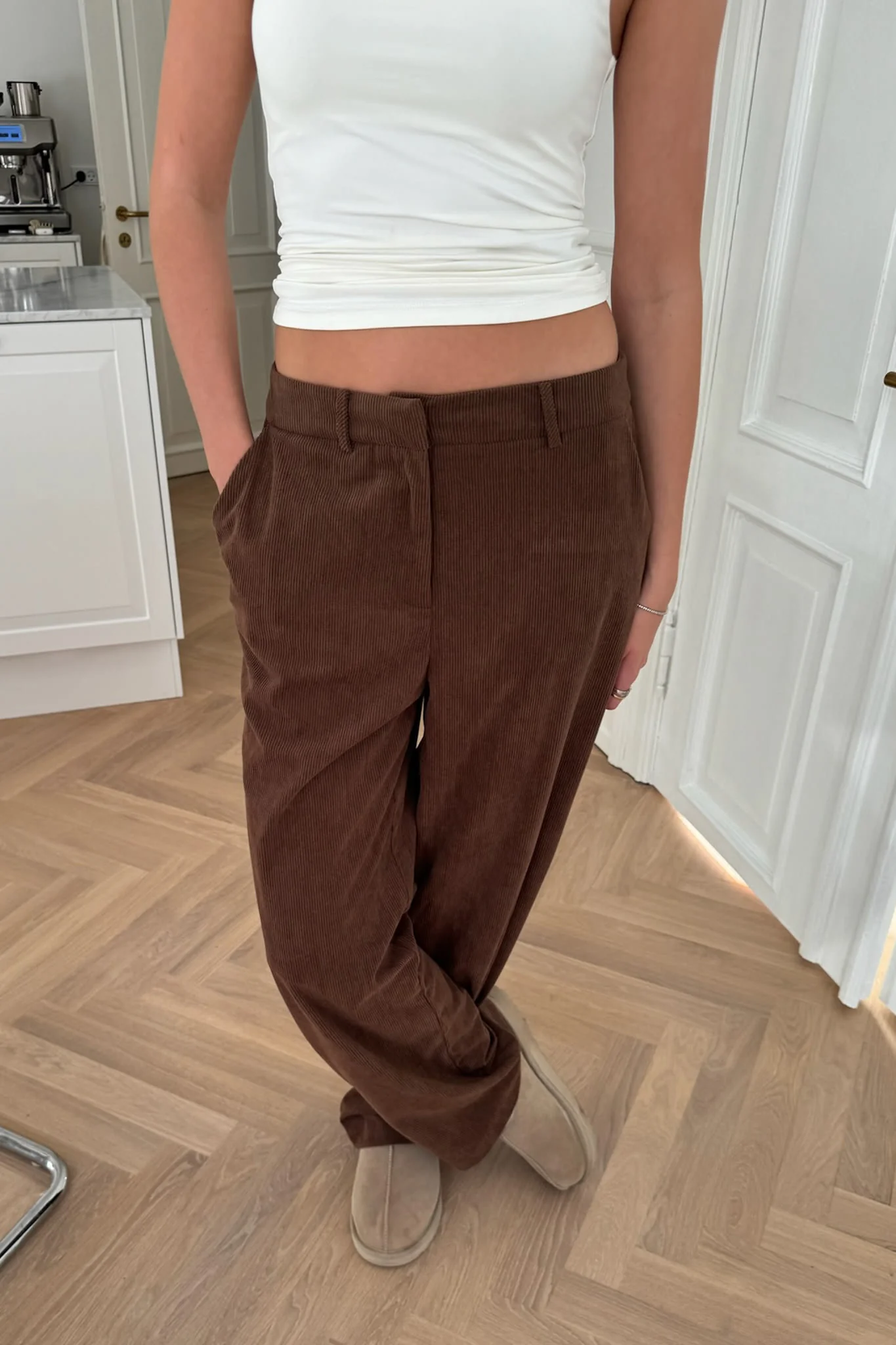 NannaIC Pants - Brown Corduroy - Image 2
