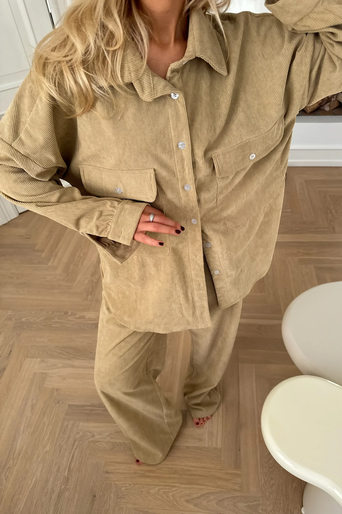 NannaIC Pants - Light Brown Corduroy - Image 4