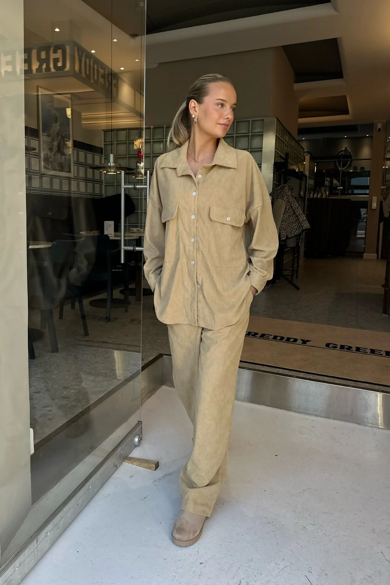 NannaIC Pants - Light Brown Corduroy - Image 6