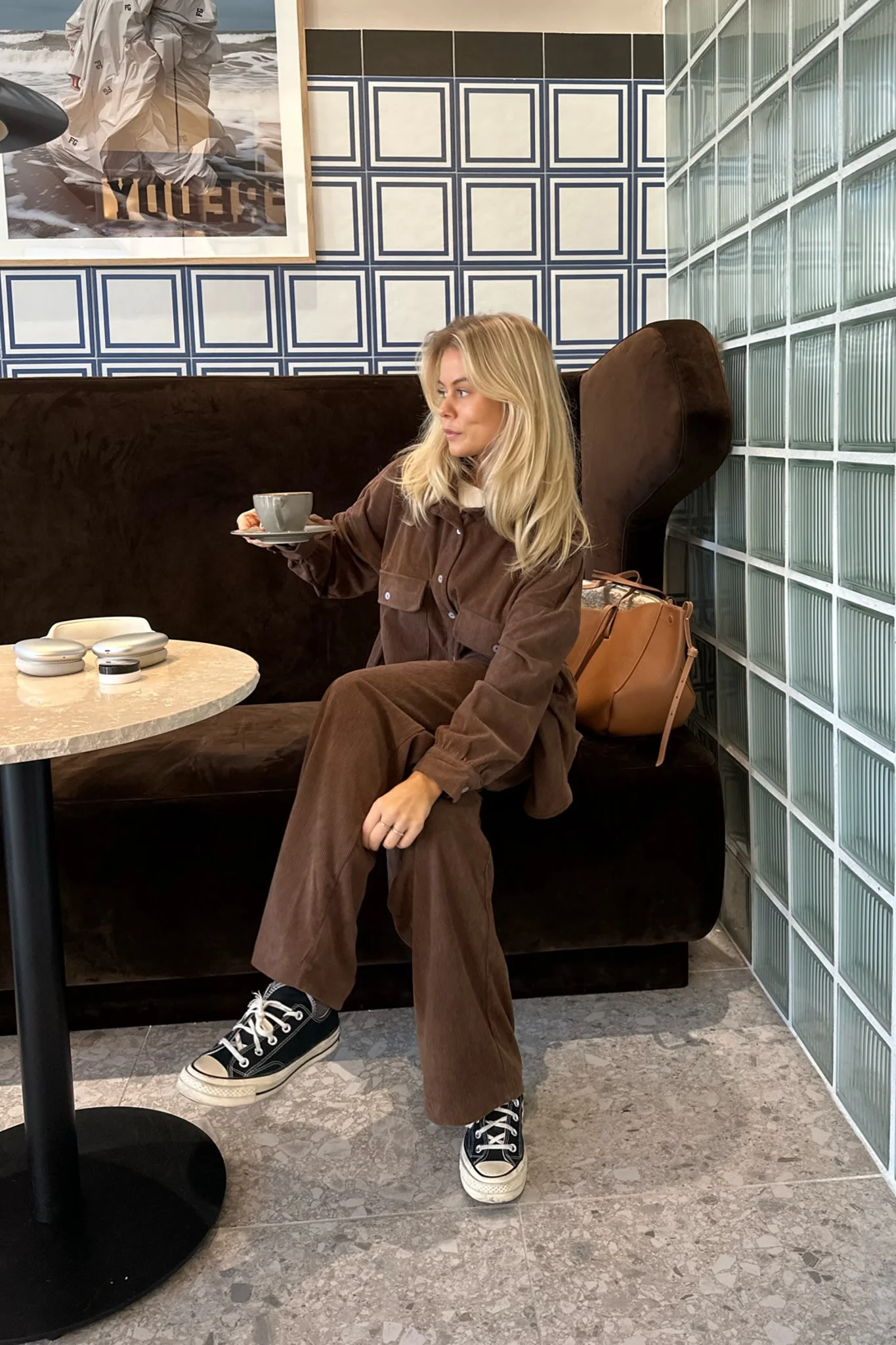 NannaIC Oversized Shirt - Brown Corduroy - Image 11