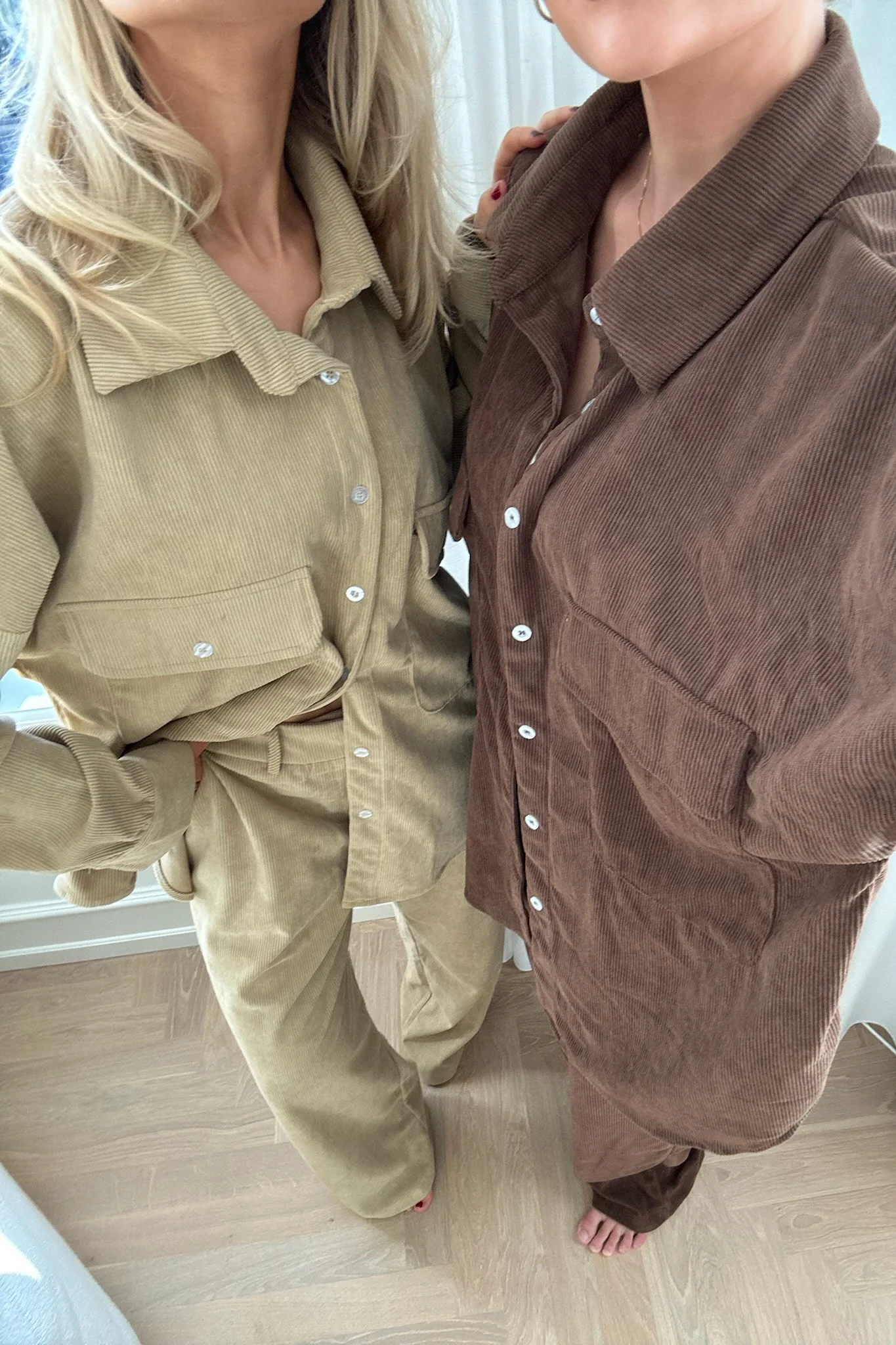 NannaIC Oversized Shirt - Brown Corduroy - Image 6