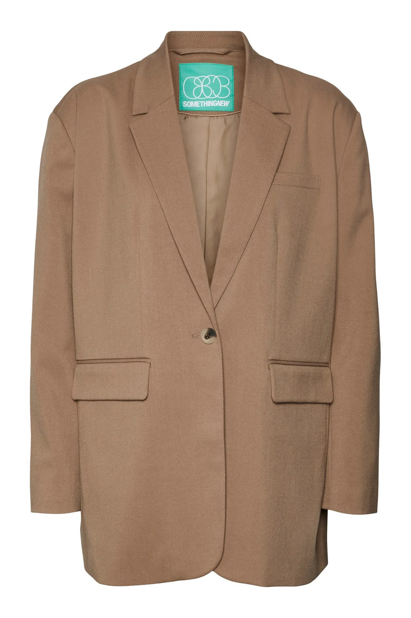 SNNaomi LS Oversize Blazer - Caribou - Image 6