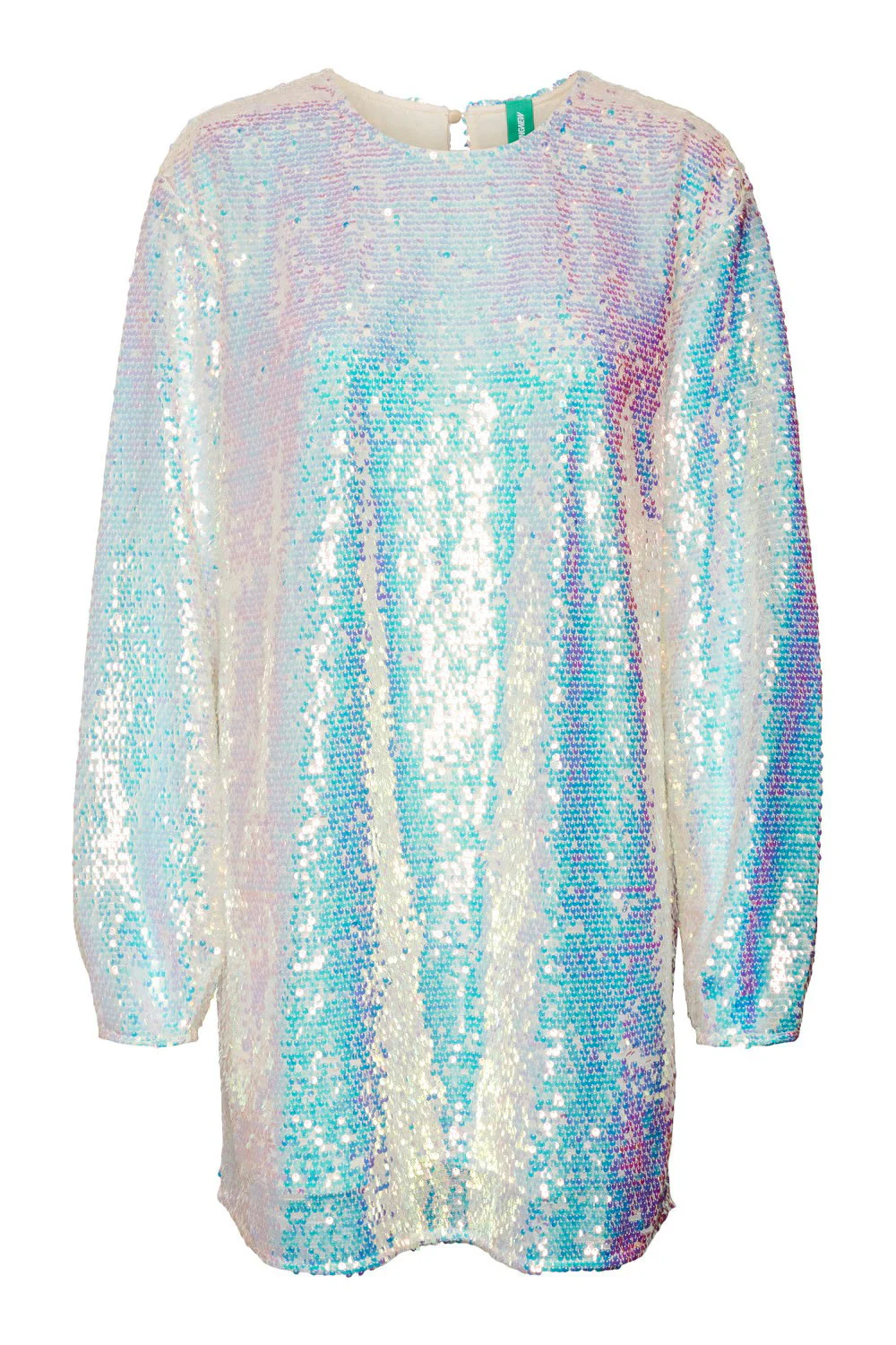 SNNaomi LS Sequin Mini Dress - Silver Sequin - Image 8