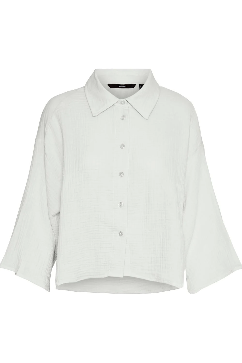 VMNatali 3/4 Crop Shirt - Snow White - Image 10