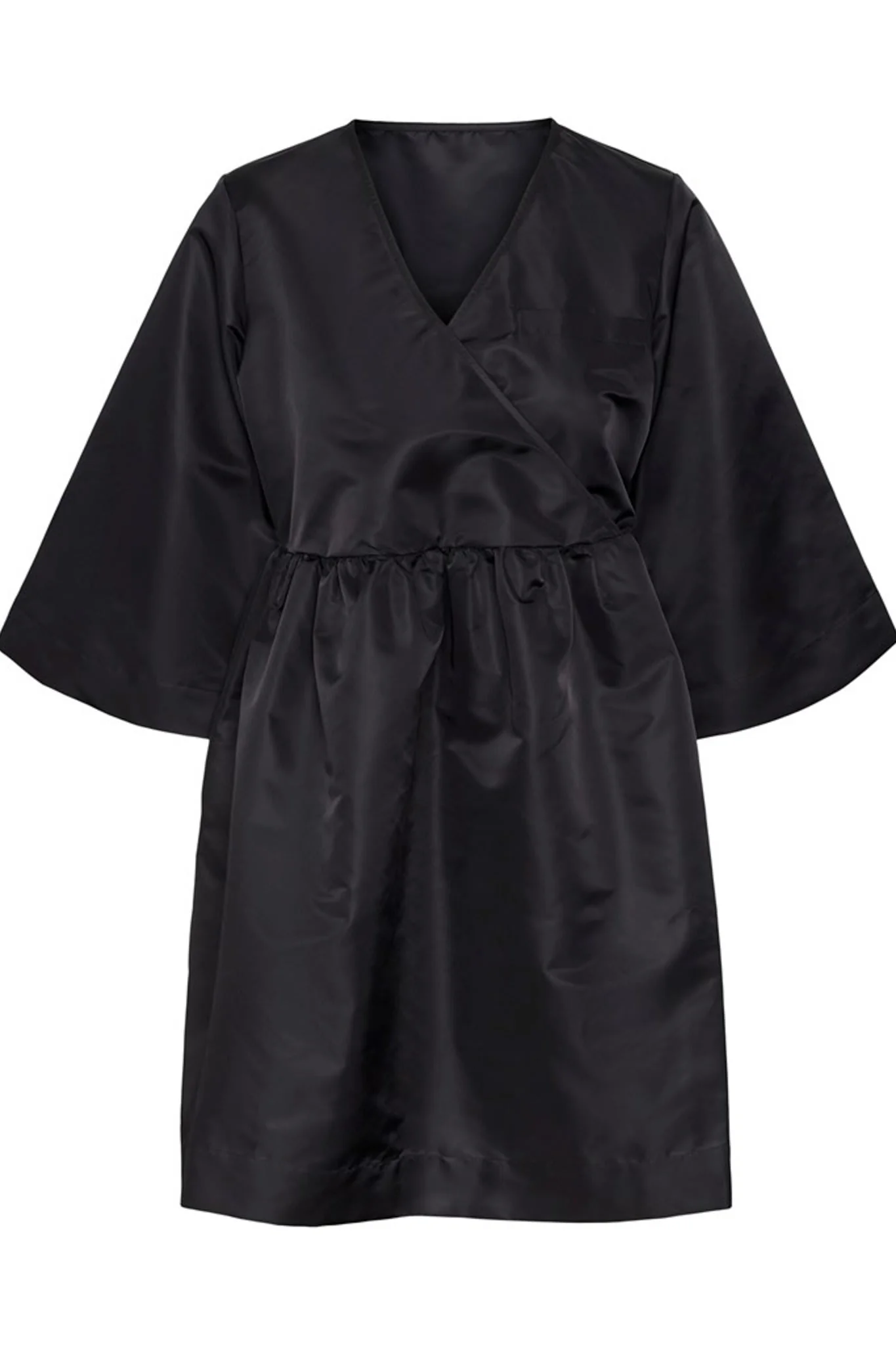 SNNeco 2/4 Wrap Dress - Black - Image 6