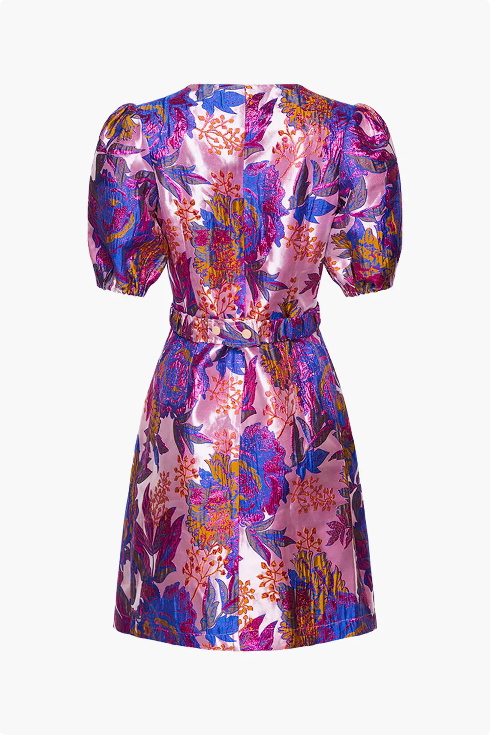 Noella Neva Belt Dress - Fuchsia Mix - Image 6