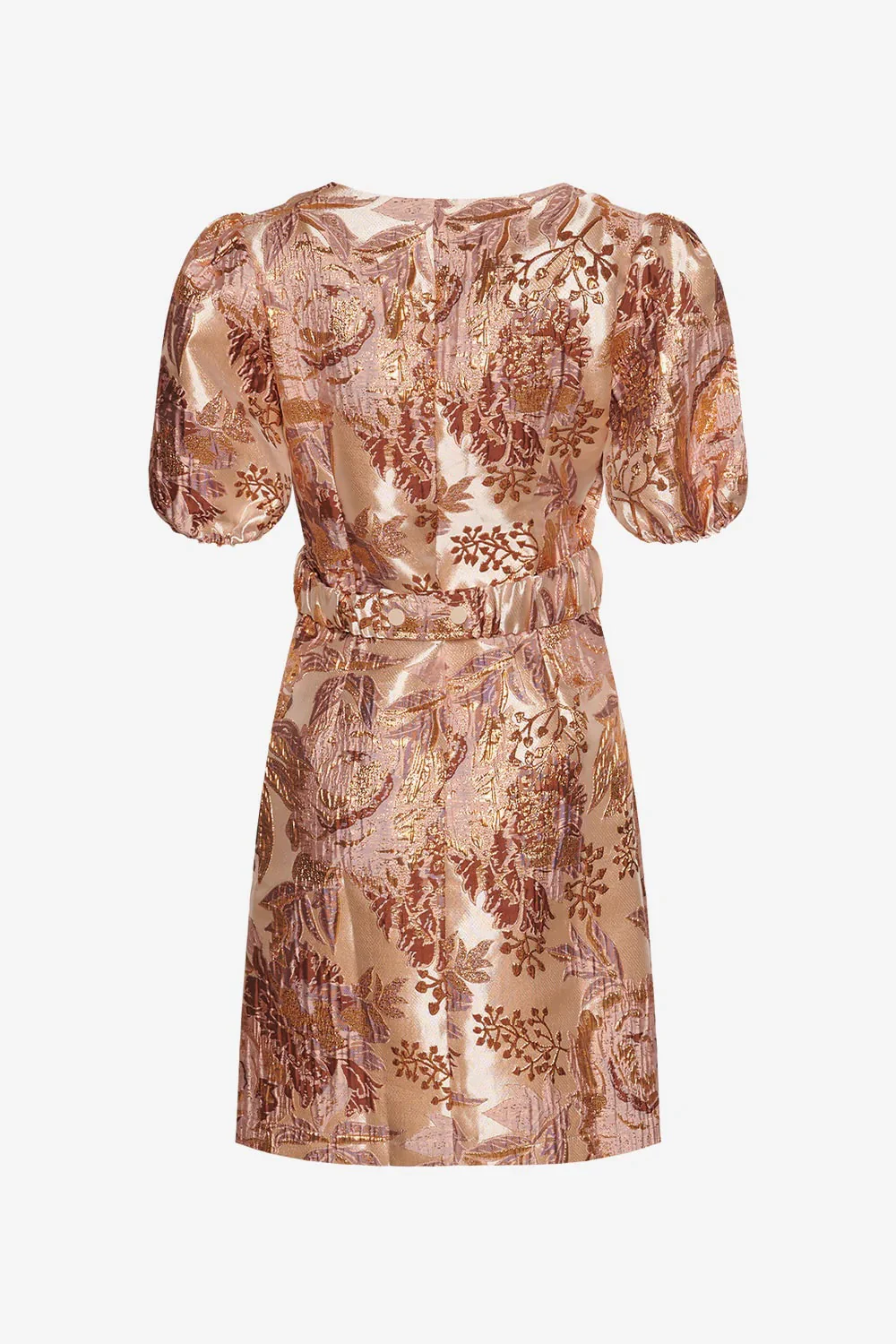Noella Neva Belt Dress - Dark Rose Mix - Image 6