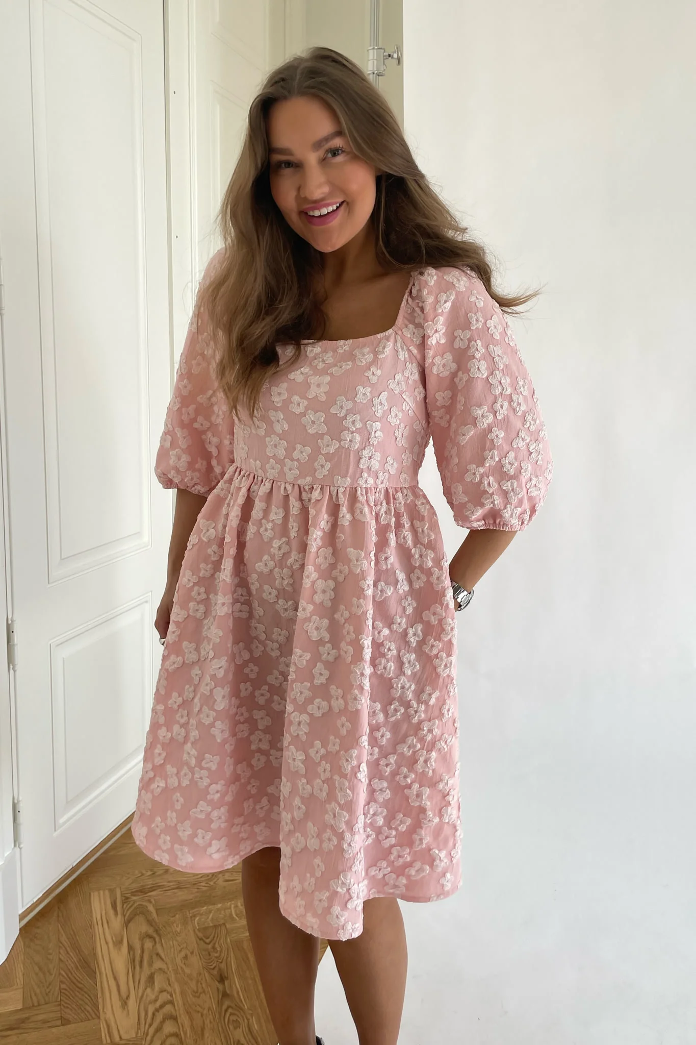 Noella Nicole Dress - Rose - Image 2