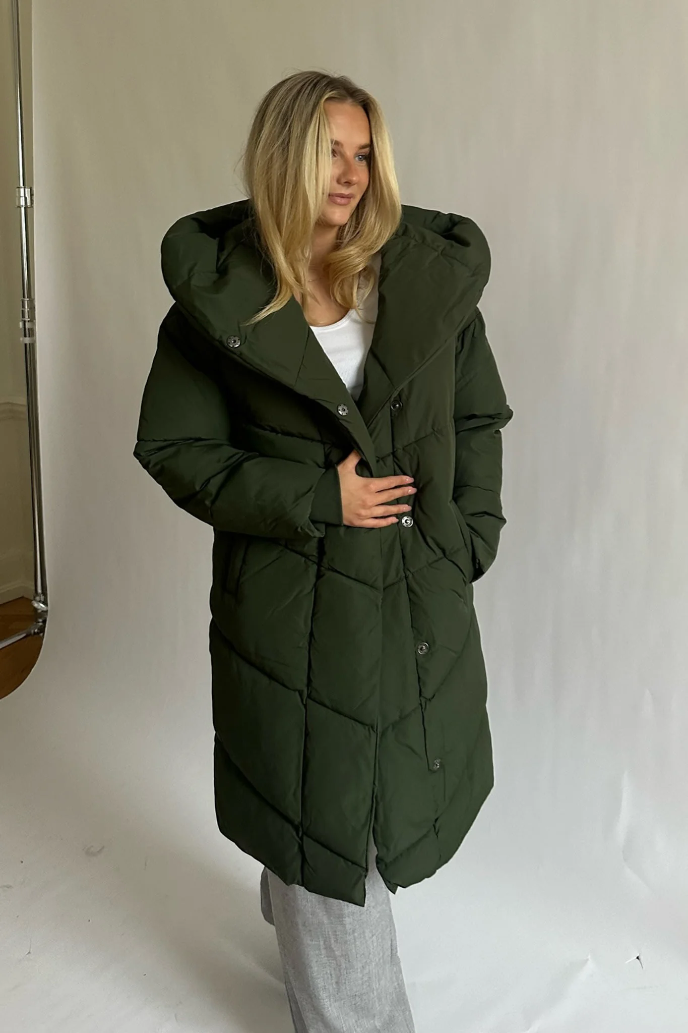 NMNew Tally LS Long Jacket - Kombu Green - Image 2