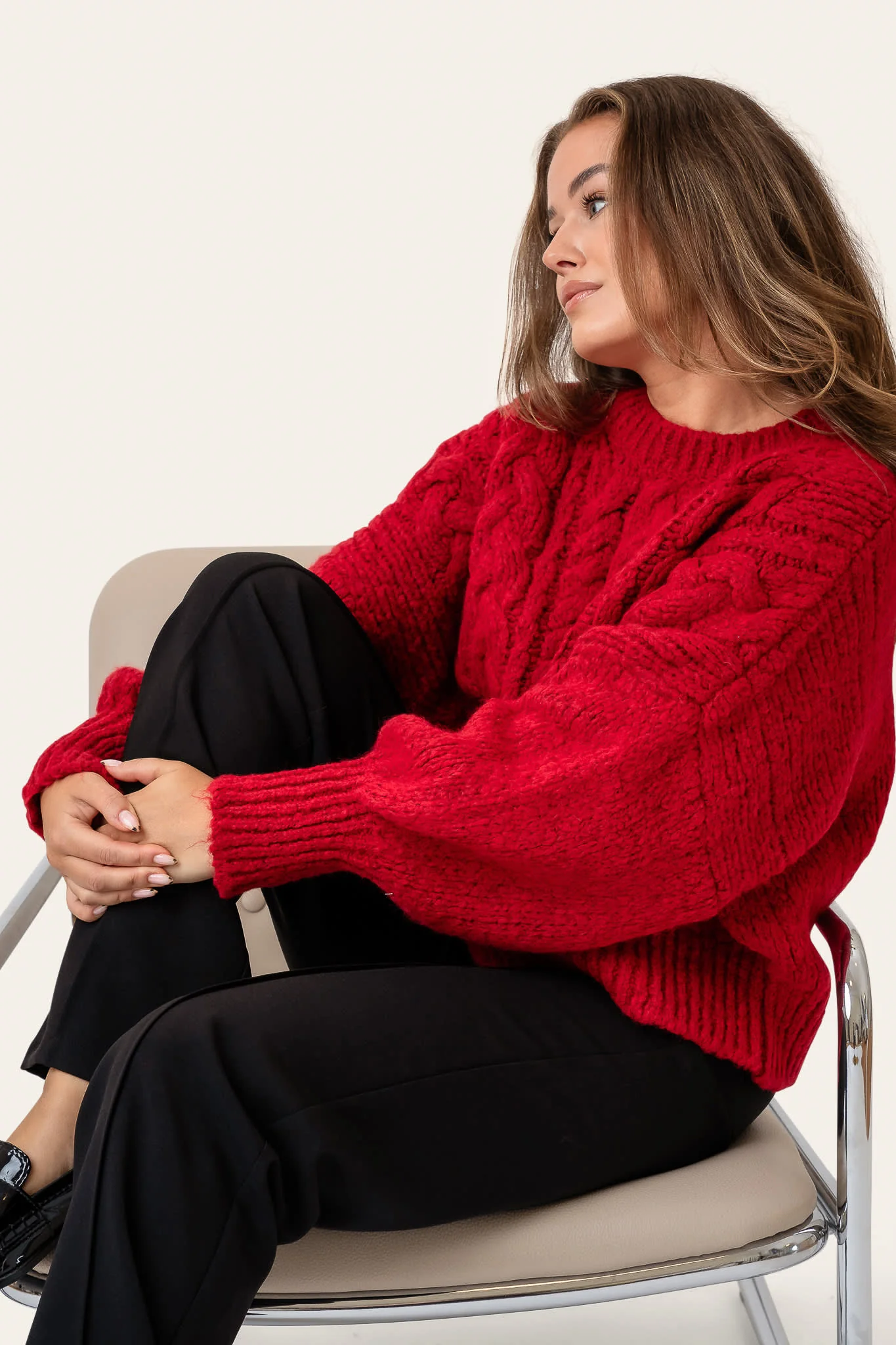 NoraIC Sweater - Red - Image 3
