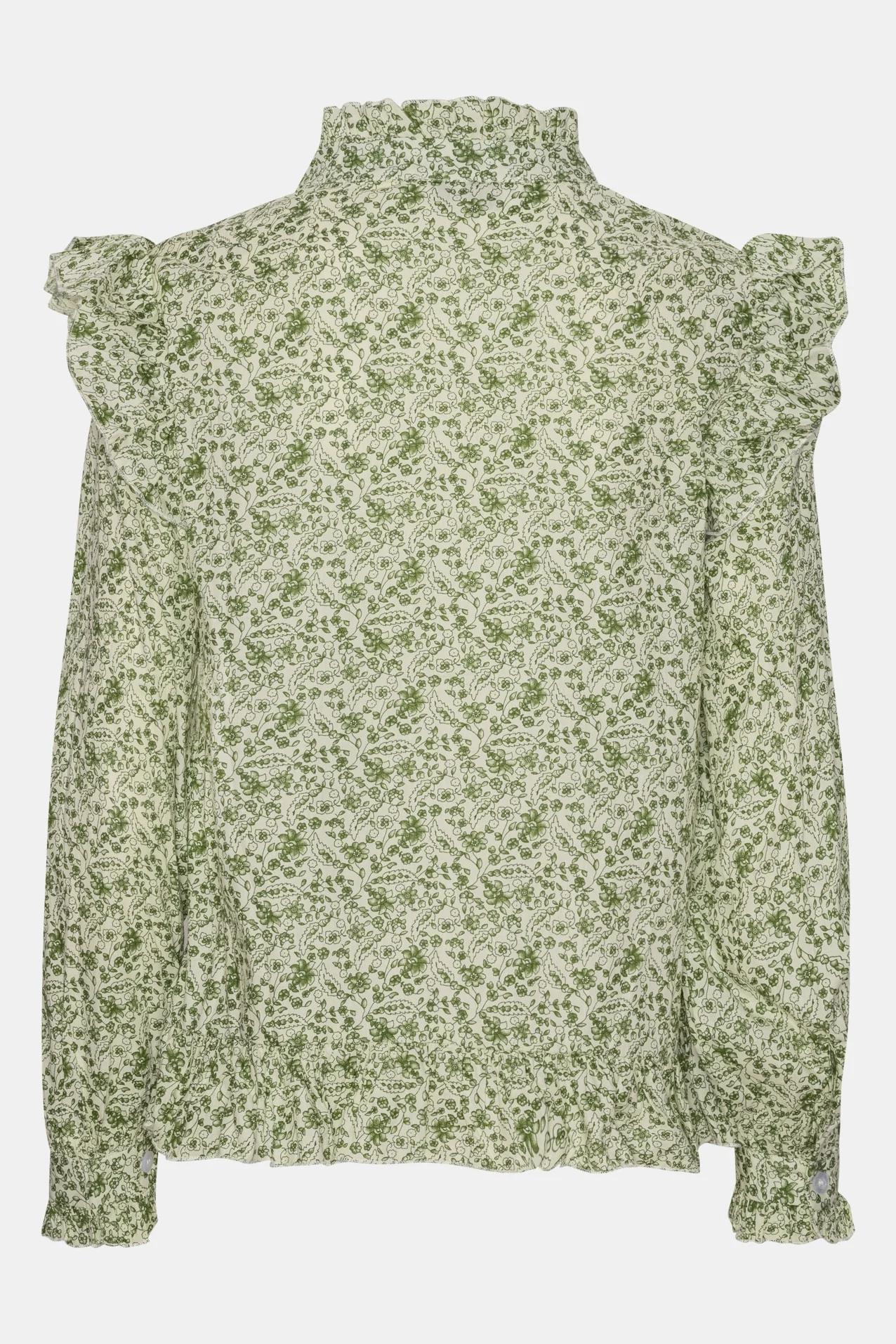 NunaIC Shirt - Green Flower - Image 9