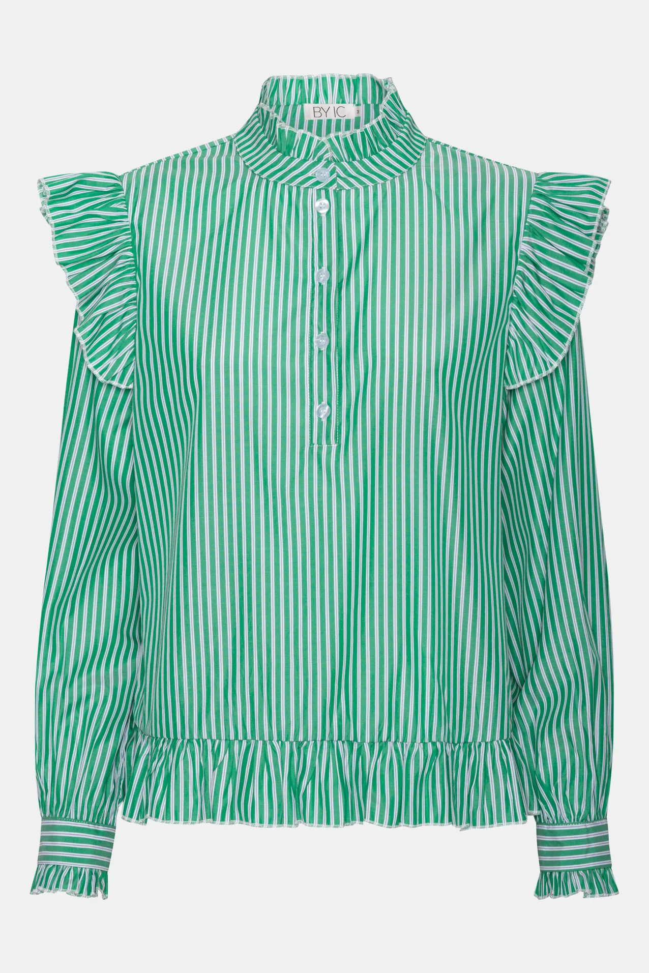 NunaIC Shirt - Green White Stripes - Image 5