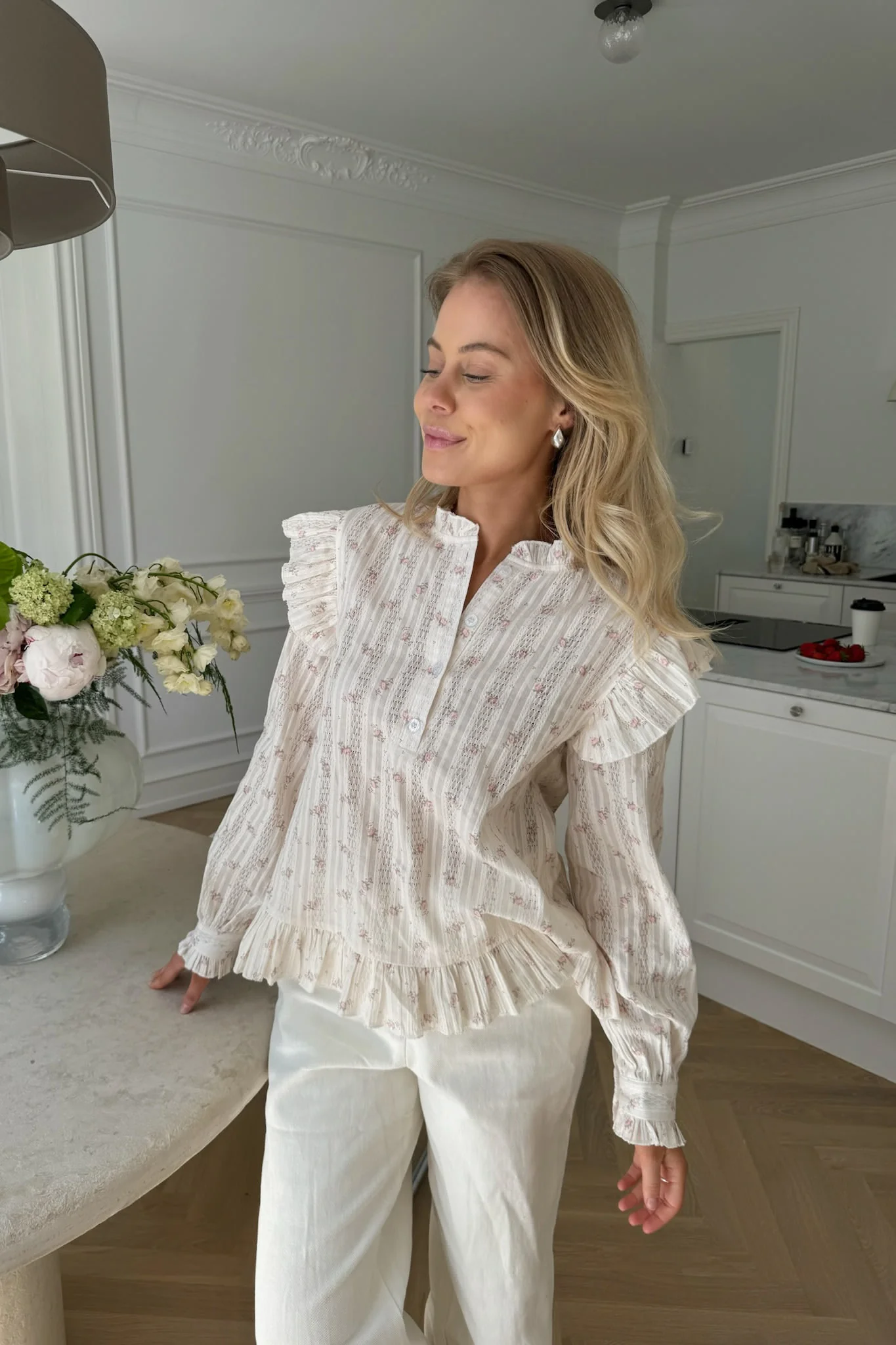 NunaIC Shirt - Romantic Rose Print - Image 3